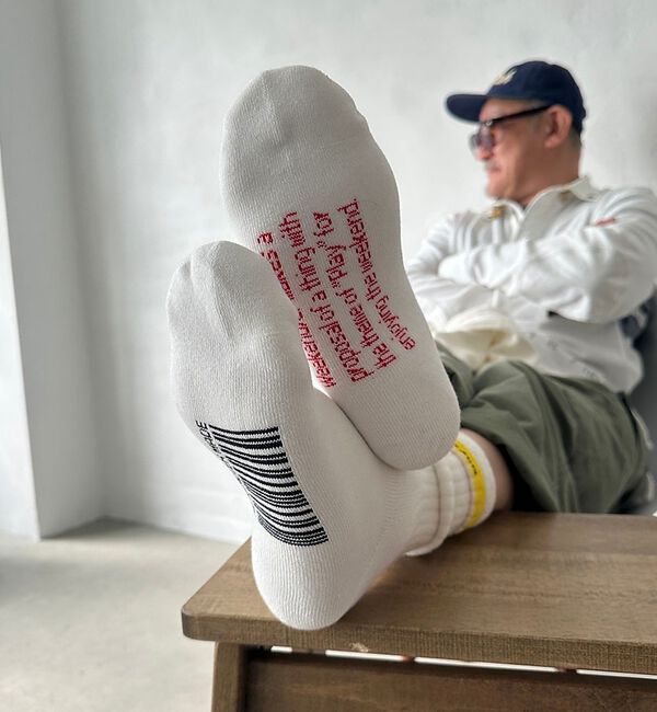 ABAHOUSE「【WEEKENDER/ウィークエンダー】ロゴソックス / 靴下 / SOCKS」|ソックス|