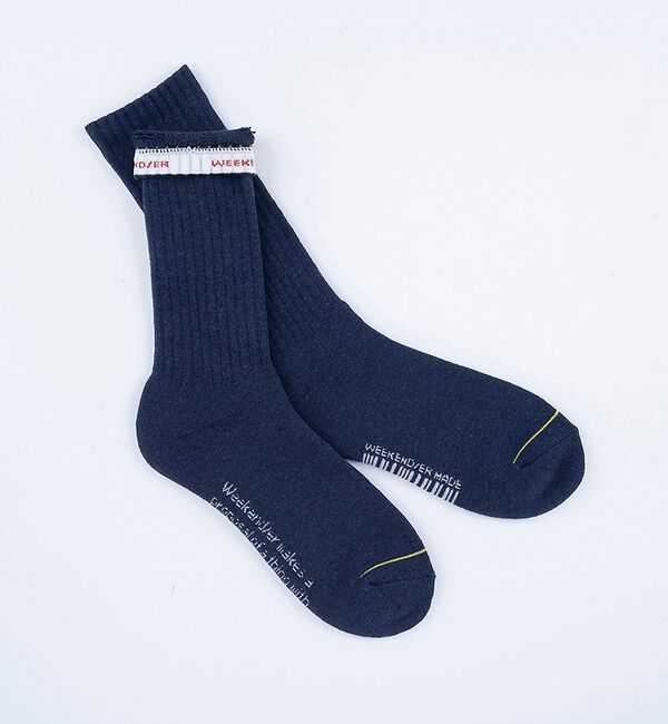 ABAHOUSE「【WEEKENDER/ウィークエンダー】ロゴソックス / 靴下 / SOCKS」|ソックス|