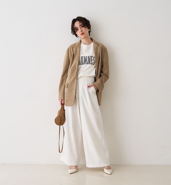Rouge vif「ポリコットン撥水ワイドパンツ」|その他|