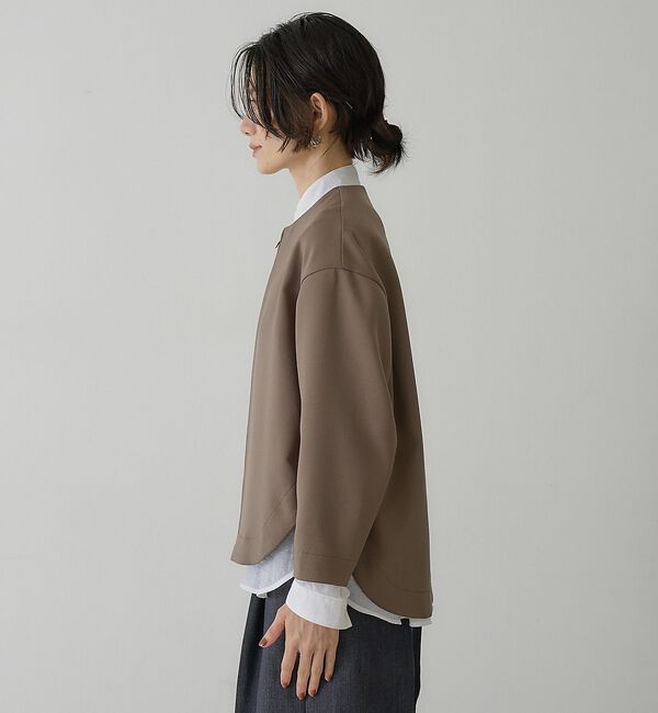 qualite「ダブルクロスジップブルゾン【予約】」|ブルゾン・スタジャン|