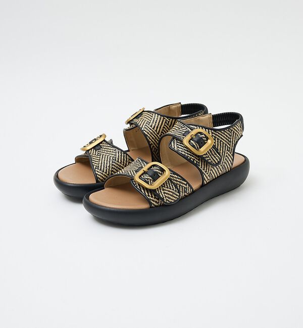 AU BANNISTER「【販売店舗限定】ダブルベルトサンダル」|サンダル|