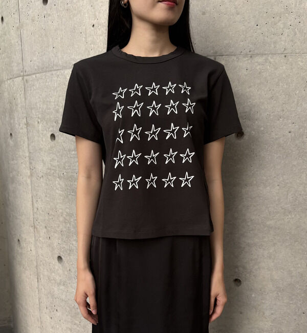 TIARA「SHOGO SEKINEスターTシャツ」|Tシャツ・カットソー|チャコール