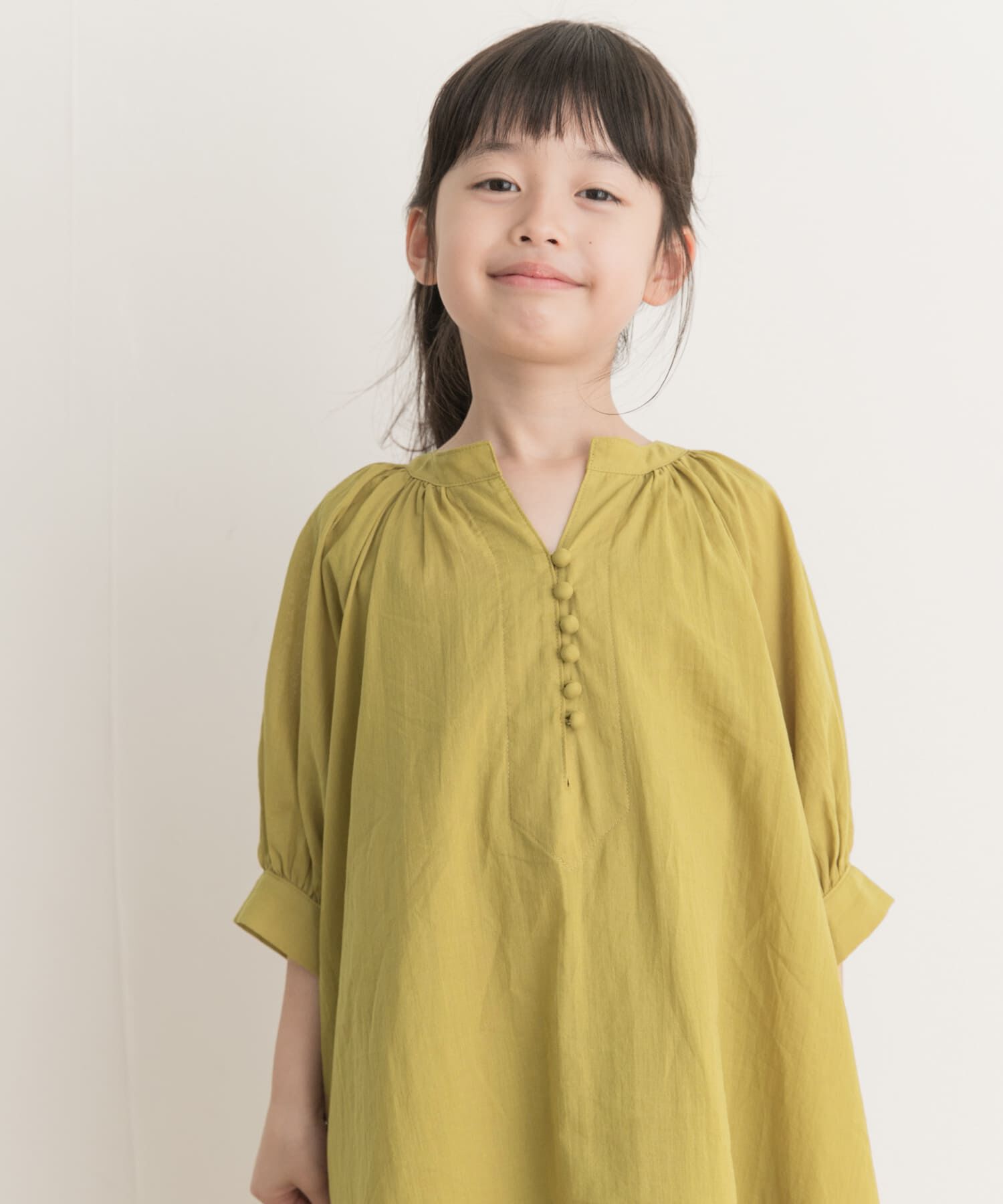 URBAN RESEARCH DOORS「『親子リンク』コットンボイルカフタンワンピース(KIDS)」|ワンピース|