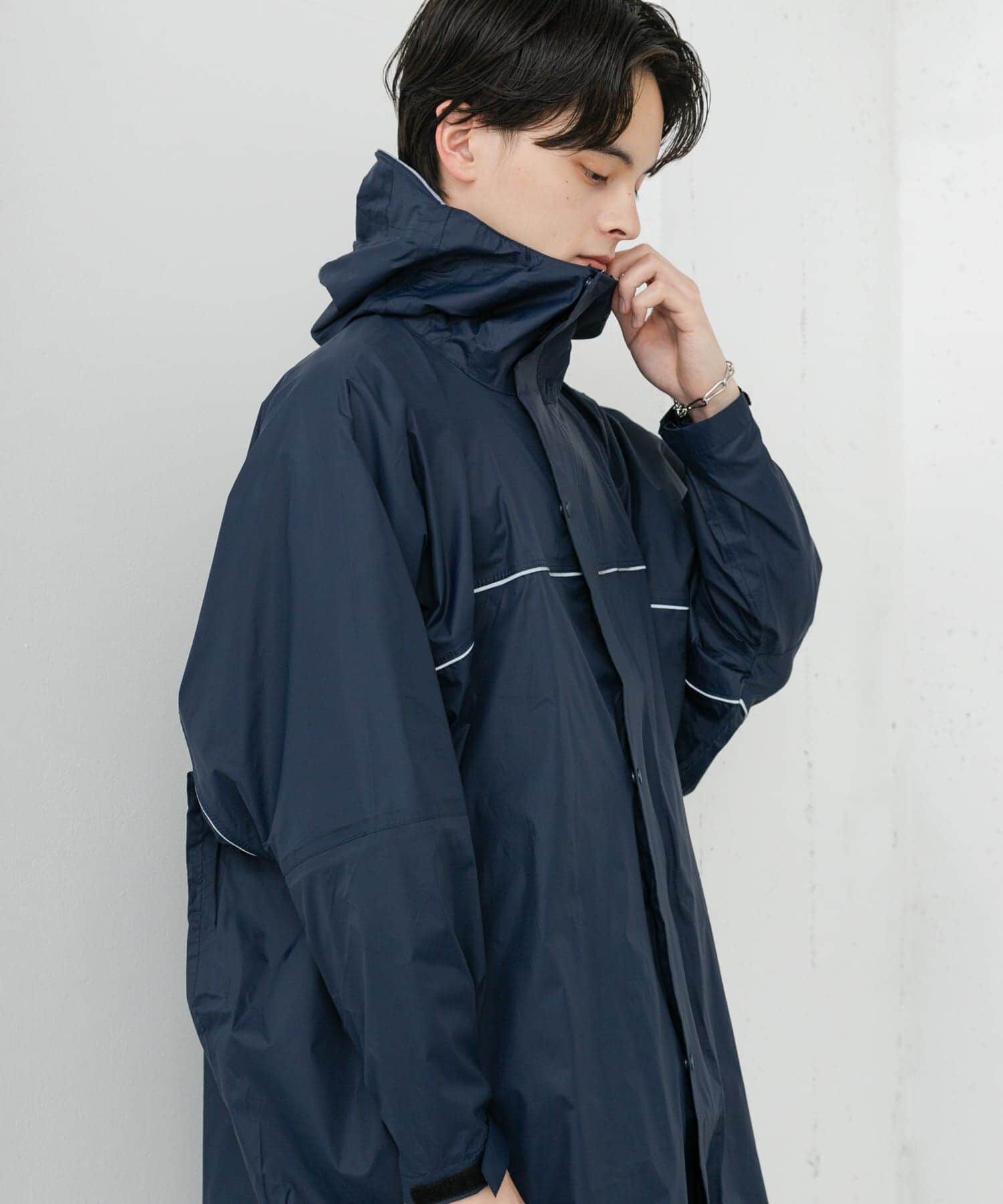 SMELLY「『WEB限定』『ユニセックス』Wpc.　バイシクルスリーブポンチョ」|ポンチョ・ケープ|