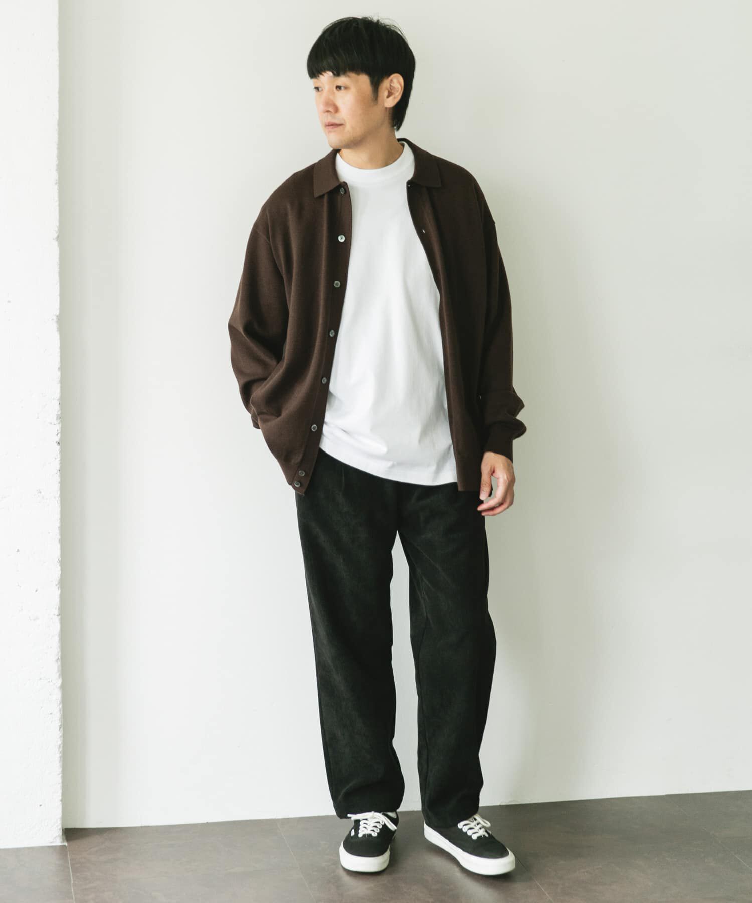 URBAN RESEARCH DOORS「『XLｻｲｽﾞ/WEB限定/仁村紗和さん着用』『UR TECH 200日ﾆｯﾄ』ｼｬﾂ ｶｰ」|カーディガン|