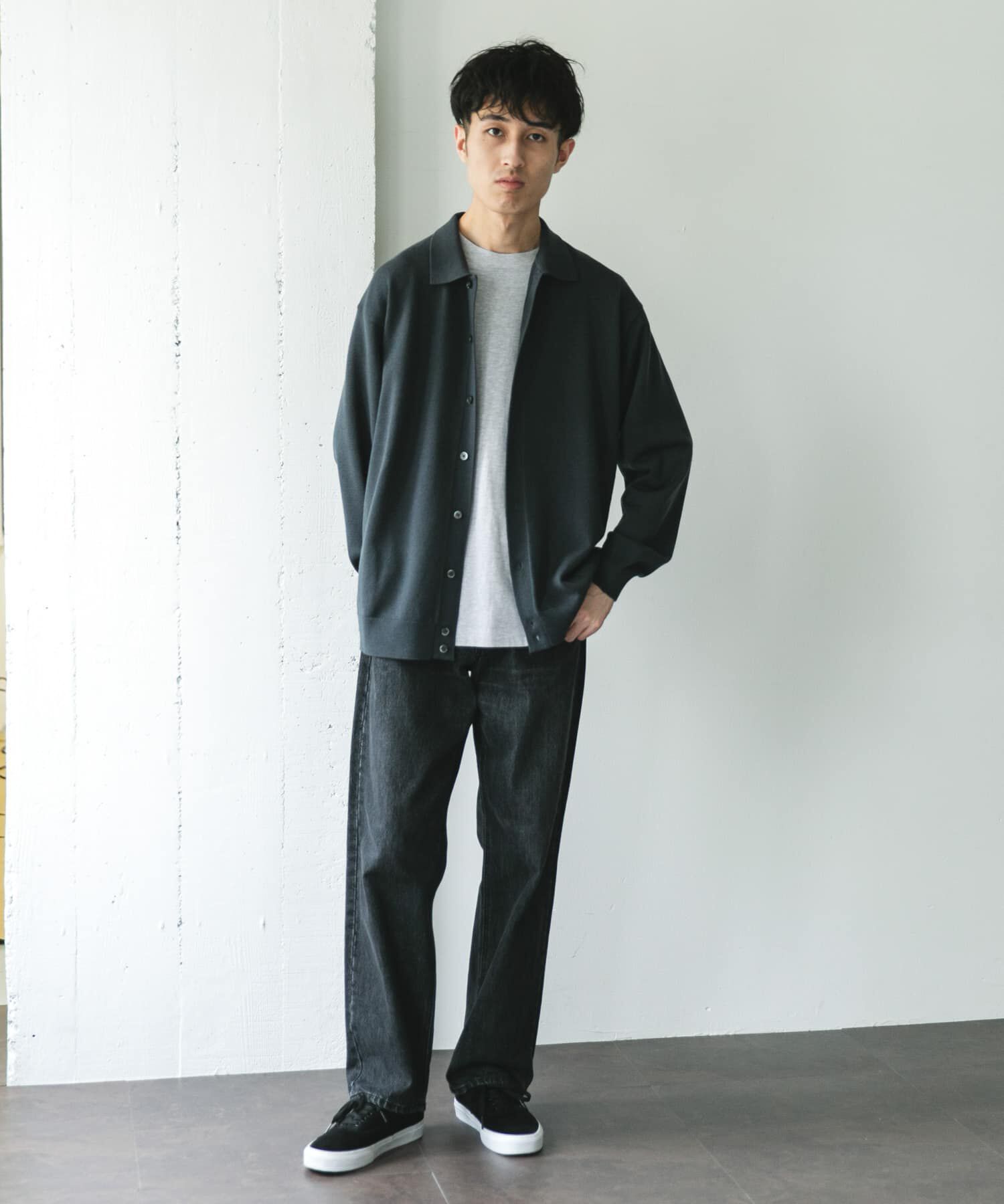 URBAN RESEARCH DOORS「『XLｻｲｽﾞ/WEB限定/仁村紗和さん着用』『UR TECH 200日ﾆｯﾄ』ｼｬﾂ ｶｰ」|カーディガン|