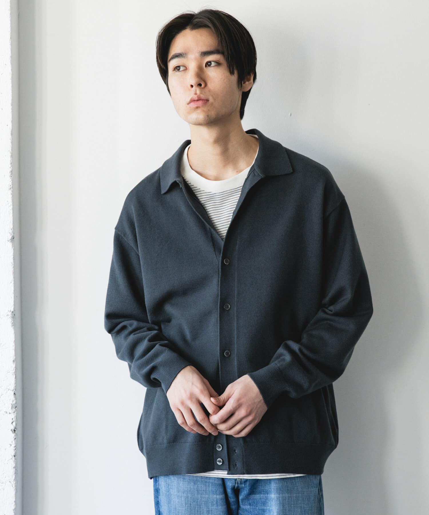URBAN RESEARCH DOORS「『XLｻｲｽﾞ/WEB限定/仁村紗和さん着用』『UR TECH 200日ﾆｯﾄ』ｼｬﾂ ｶｰ」|カーディガン|