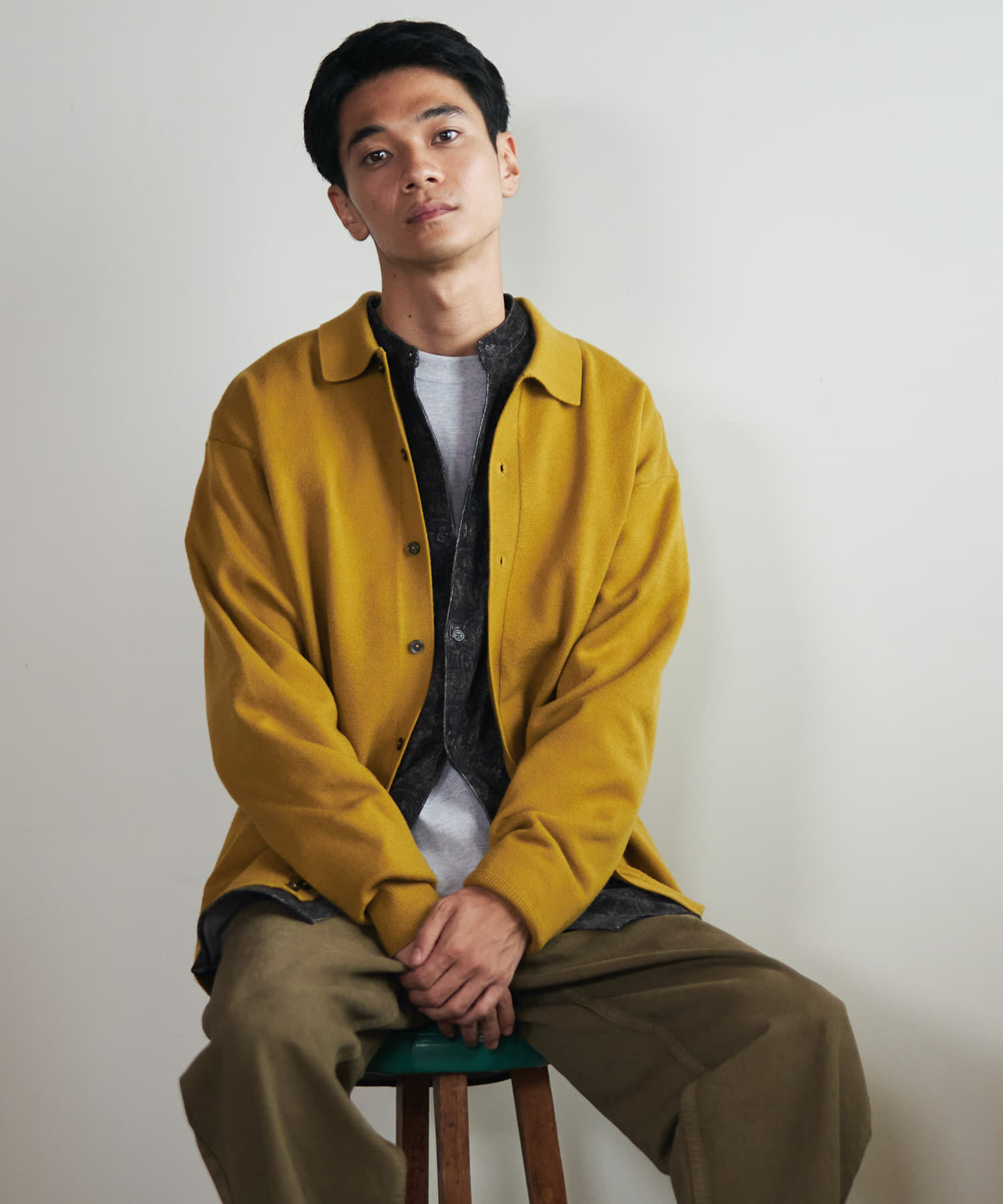 URBAN RESEARCH DOORS「『XLｻｲｽﾞ/WEB限定/仁村紗和さん着用』『UR TECH 200日ﾆｯﾄ』ｼｬﾂ ｶｰ」|カーディガン|
