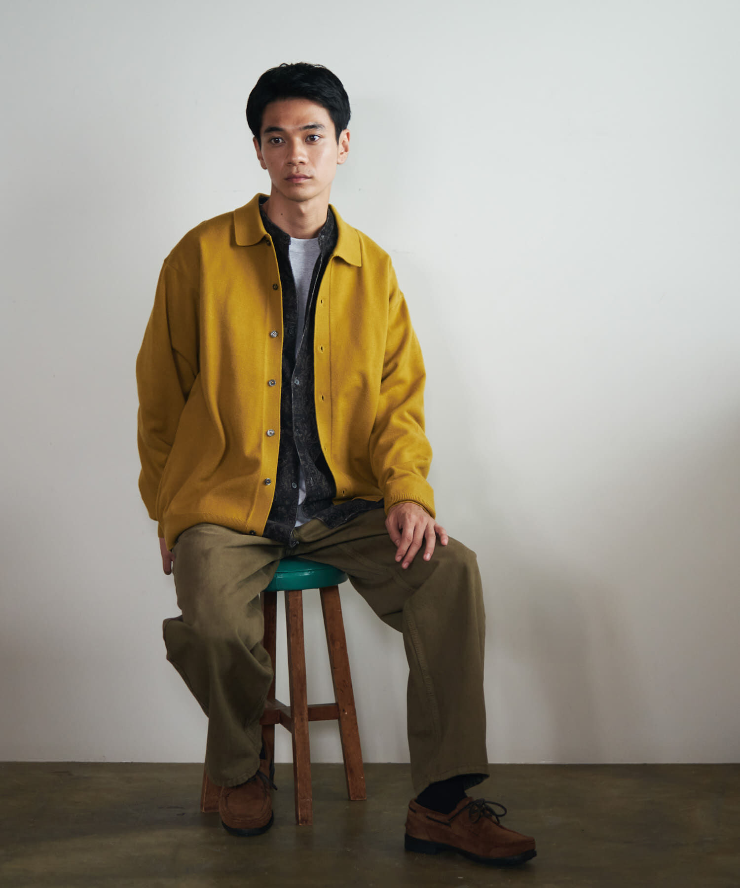 URBAN RESEARCH DOORS「『XLｻｲｽﾞ/WEB限定/仁村紗和さん着用』『UR TECH 200日ﾆｯﾄ』ｼｬﾂ ｶｰ」|カーディガン|
