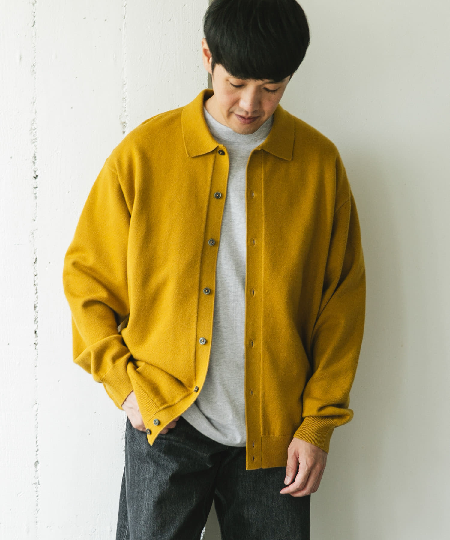 URBAN RESEARCH DOORS「『XLｻｲｽﾞ/WEB限定/仁村紗和さん着用』『UR TECH 200日ﾆｯﾄ』ｼｬﾂ ｶｰ」|カーディガン|