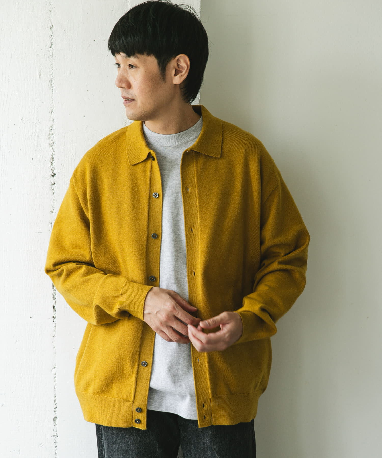 URBAN RESEARCH DOORS「『XLｻｲｽﾞ/WEB限定/仁村紗和さん着用』『UR TECH 200日ﾆｯﾄ』ｼｬﾂ ｶｰ」|カーディガン|