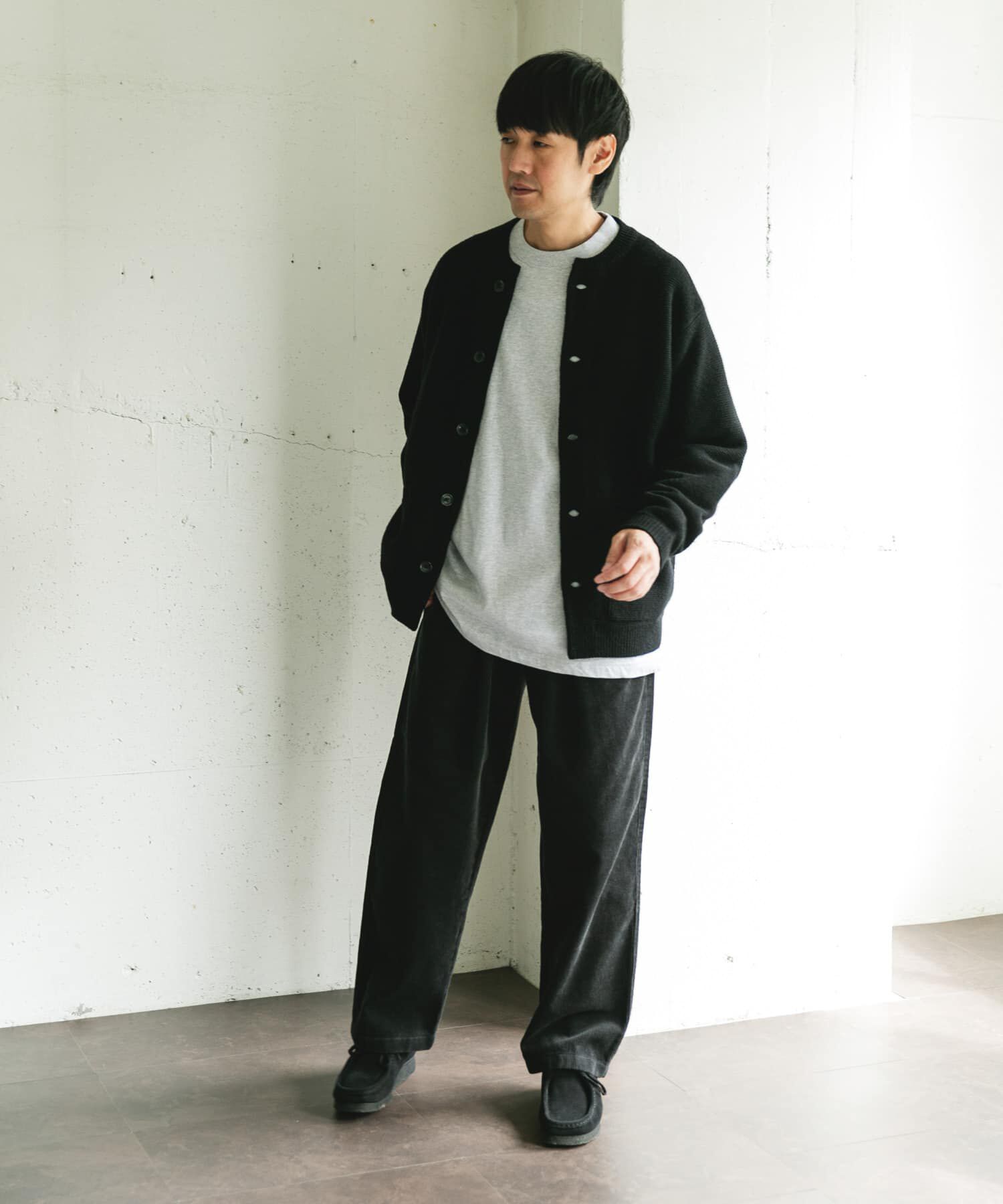 URBAN RESEARCH DOORS「ハミルトンウールガーターカーディガン」|カーディガン|
