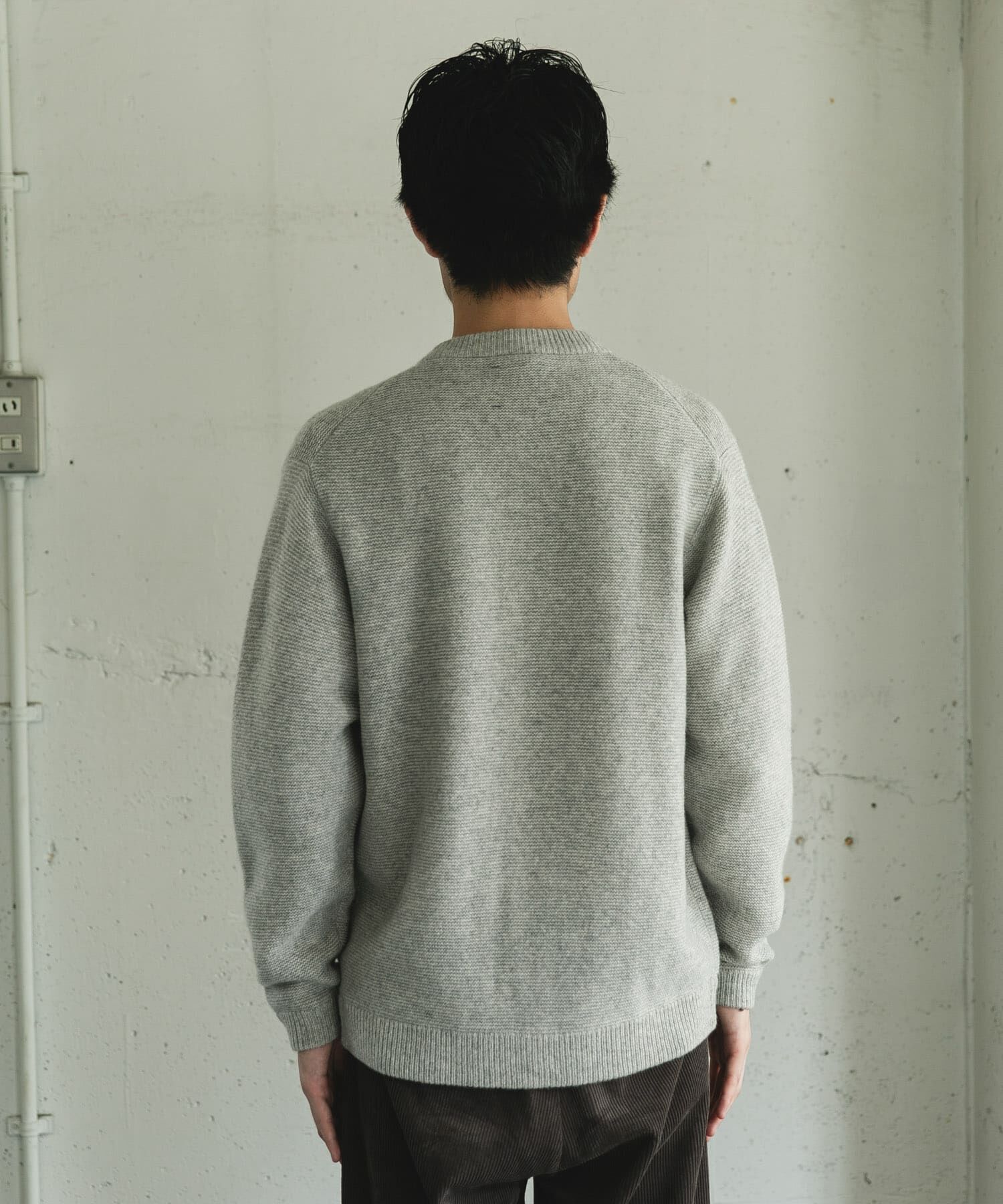URBAN RESEARCH DOORS「ハミルトンウールガーターカーディガン」|カーディガン|