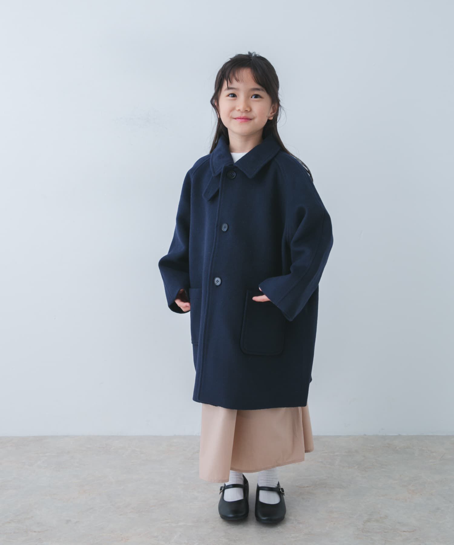 URBAN RESEARCH DOORS「ステンカラーウール混コート(KIDS)」|その他|