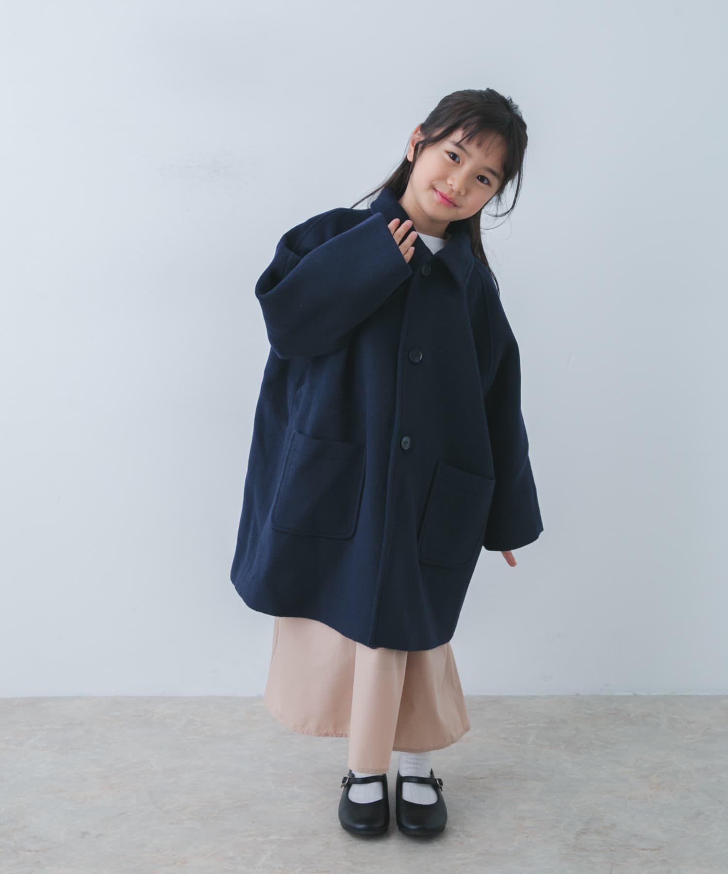 URBAN RESEARCH DOORS「ステンカラーウール混コート(KIDS)」|その他|