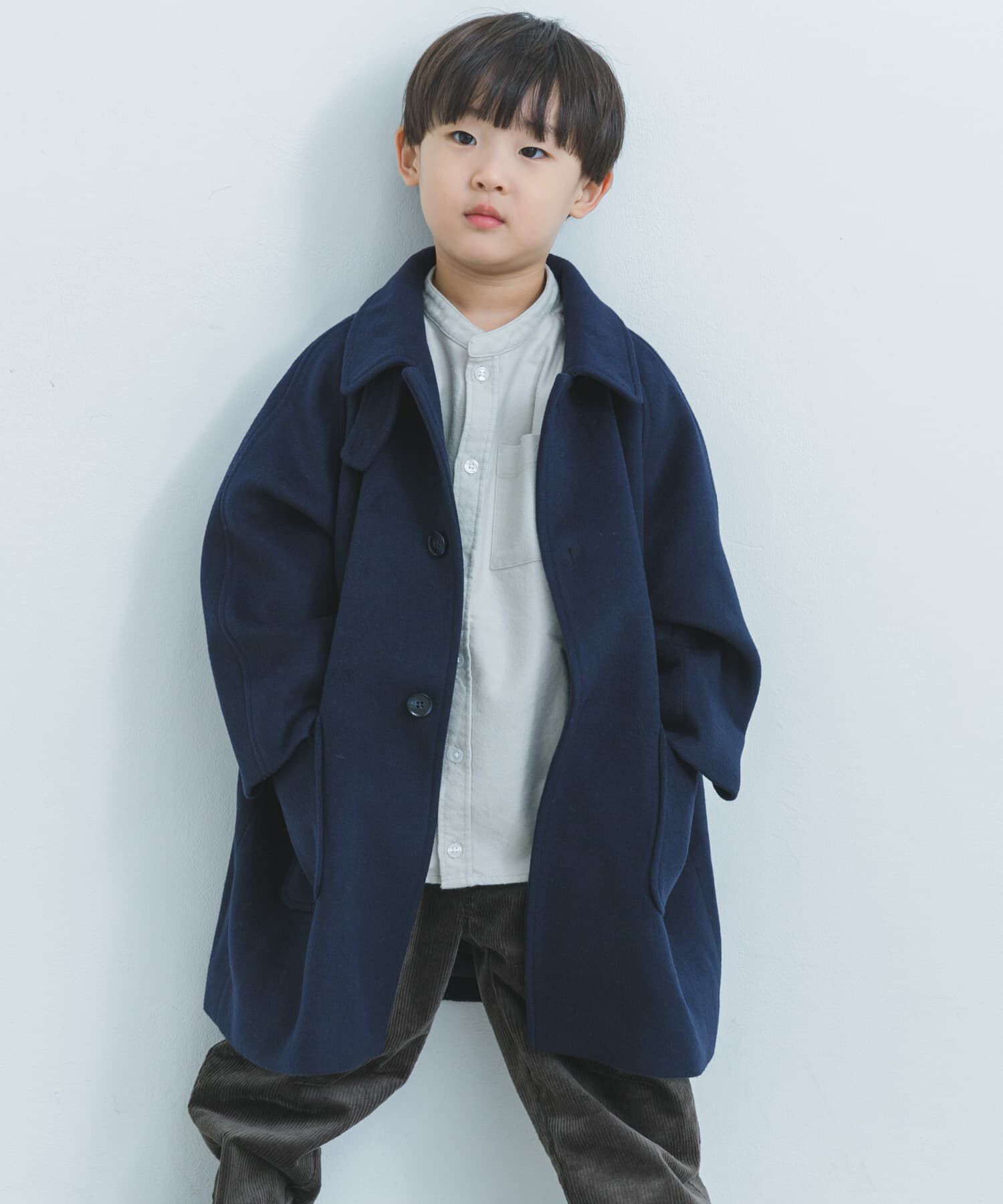URBAN RESEARCH DOORS「ステンカラーウール混コート(KIDS)」|その他|