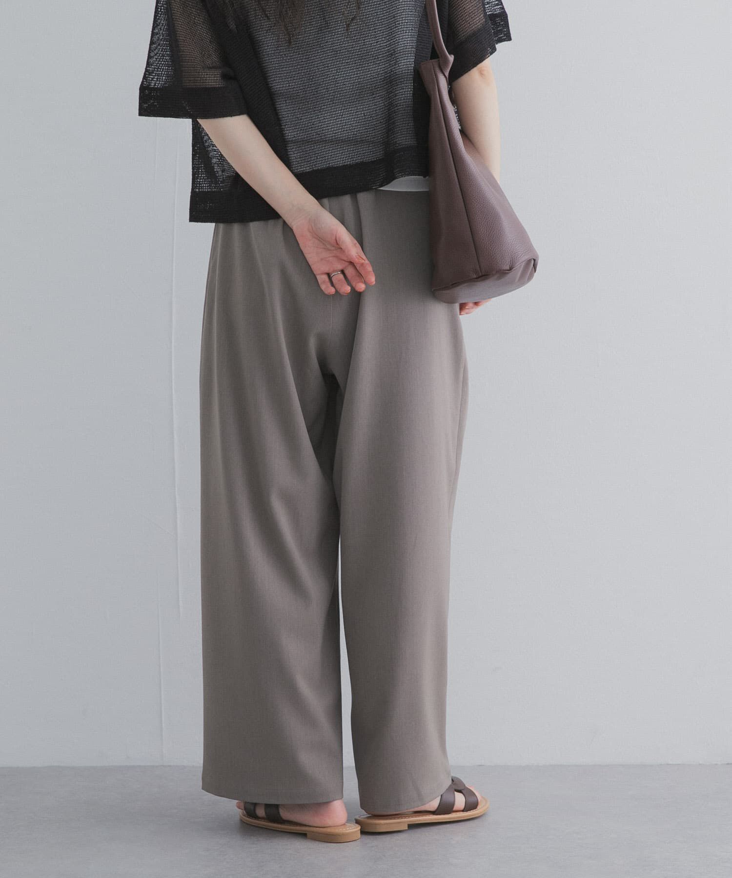 URBAN RESEARCH DOORS「『仁村紗和さん着用』『UR TECH』完声9分丈ワイドパンツ」|その他|