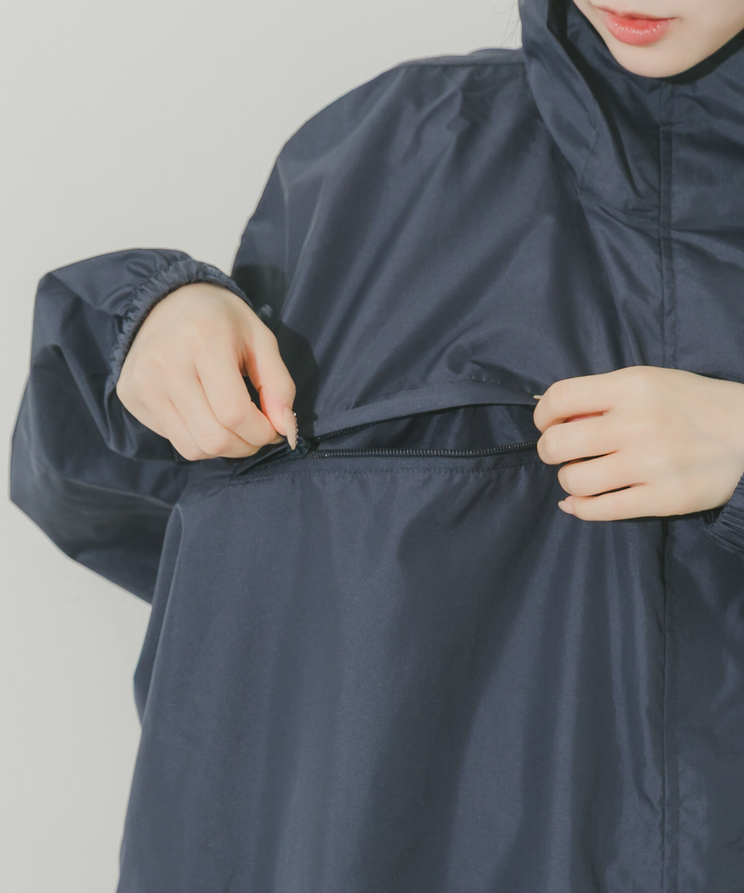 SMELLY「『WEB限定』because　Mods Poncho」|ポンチョ・ケープ|