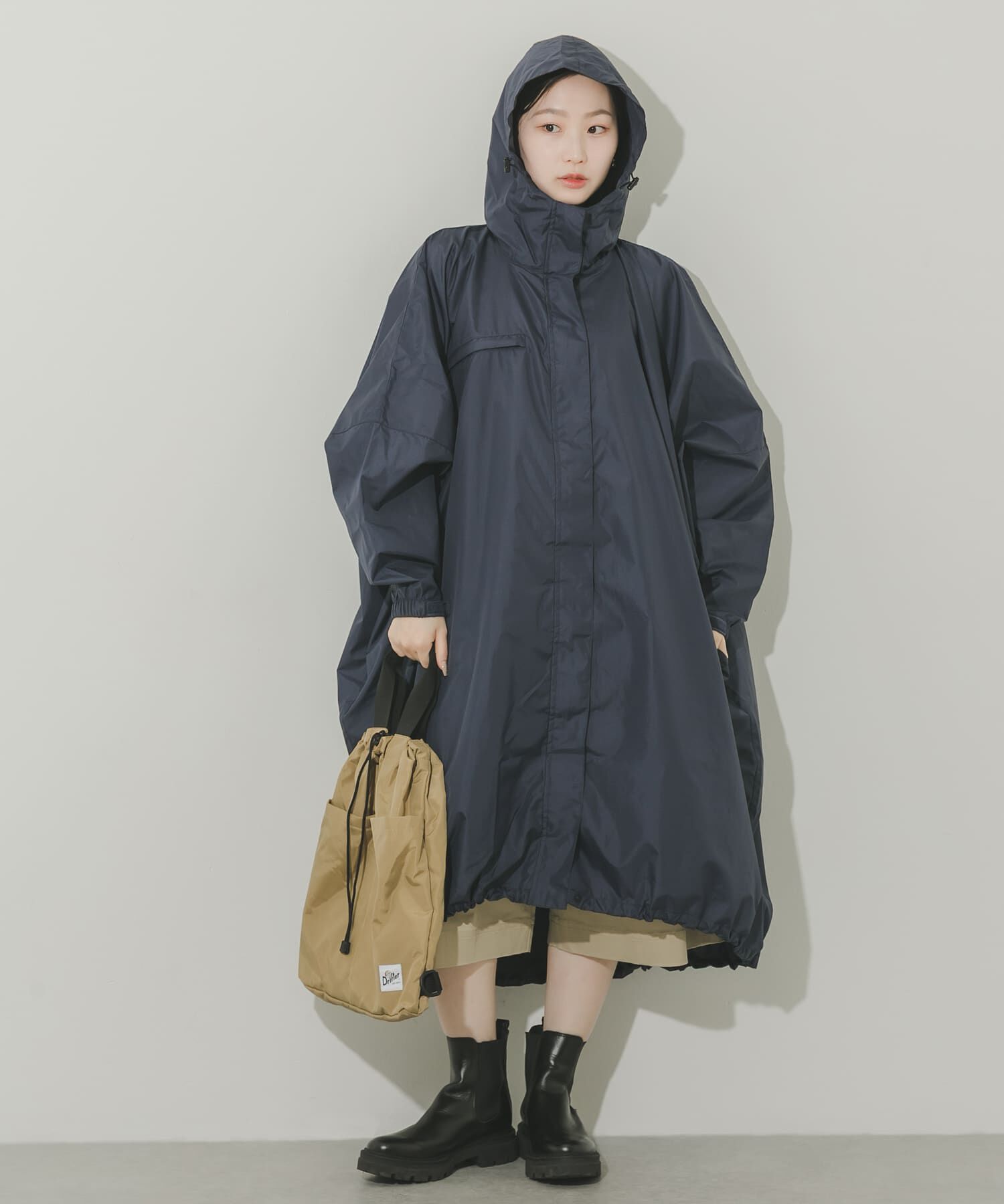 SMELLY「『WEB限定』because　Mods Poncho」|ポンチョ・ケープ|