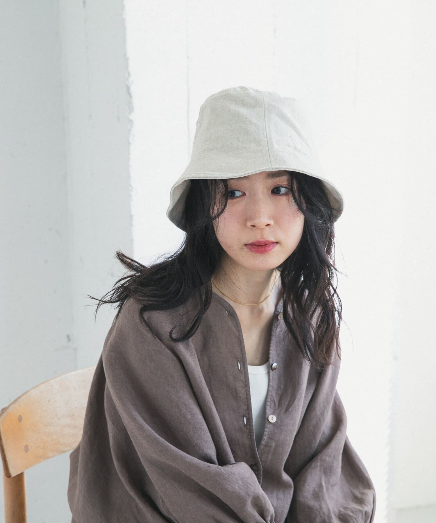URBAN RESEARCH DOORS「コットンリネンパネルハット」|ハット|