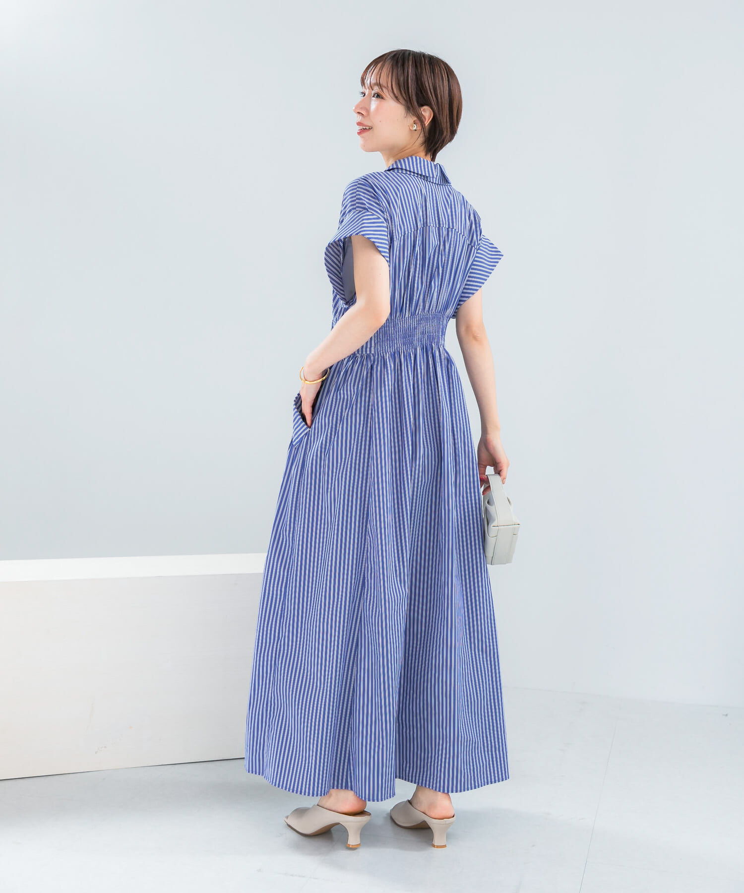 URBAN RESEARCH ROSSO「ELENDEEK　W COLLAR SHIRT ONE-PIECE」|その他|