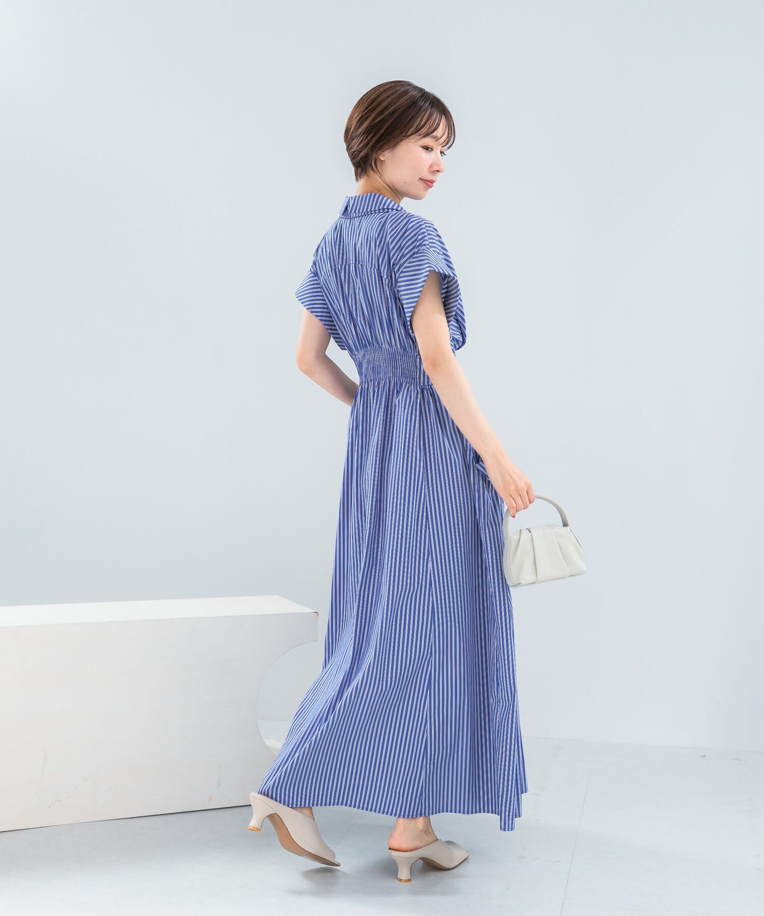 URBAN RESEARCH ROSSO「ELENDEEK　W COLLAR SHIRT ONE-PIECE」|その他|