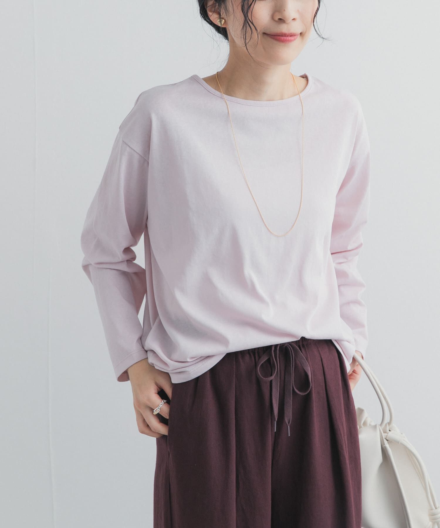 URBAN RESEARCH DOORS「バック刺繍ロングスリーブTシャツ」|Tシャツ・カットソー|