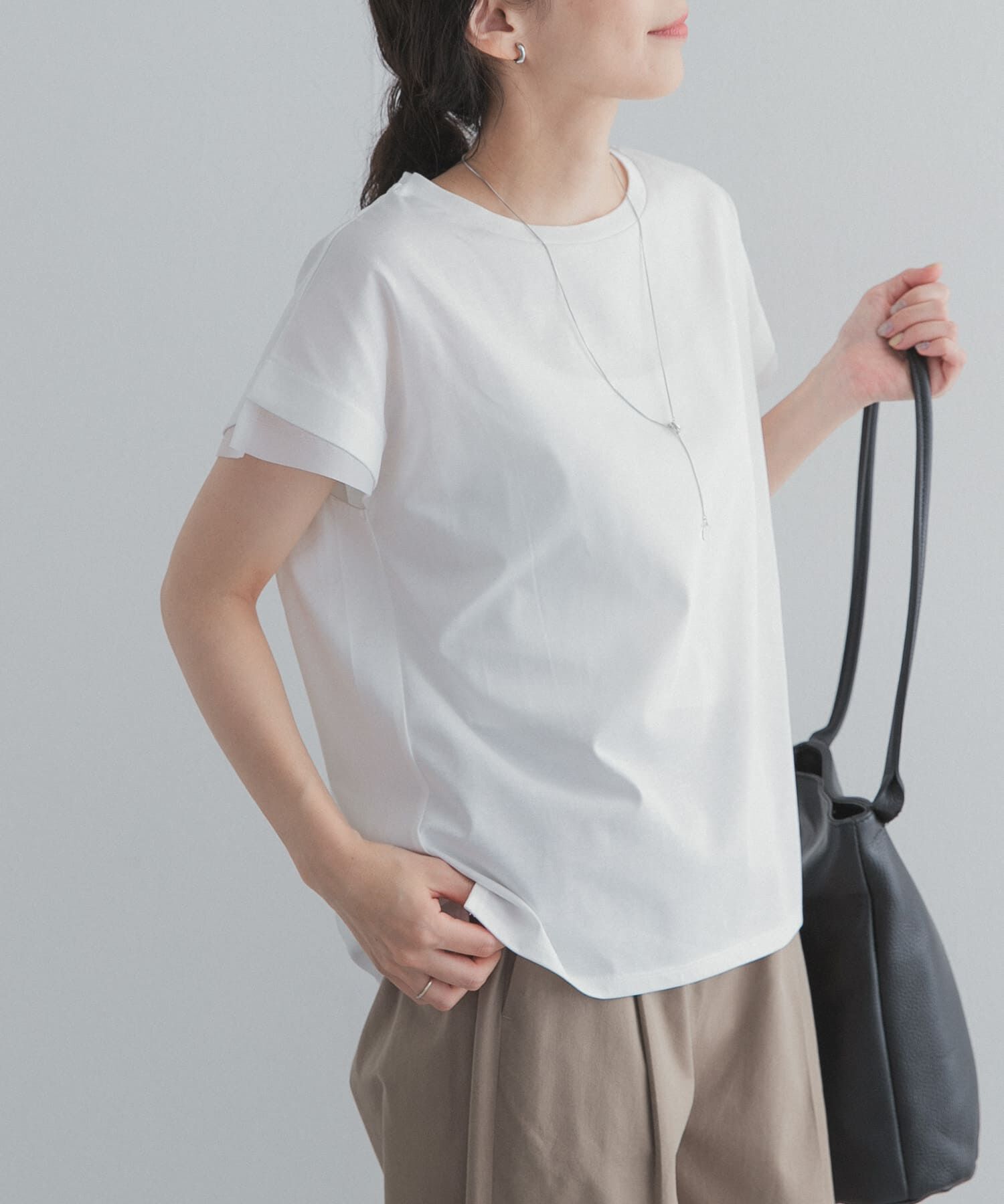 URBAN RESEARCH DOORS「シルケットコットンシアードッキングプルオーバー」|Tシャツ・カットソー|