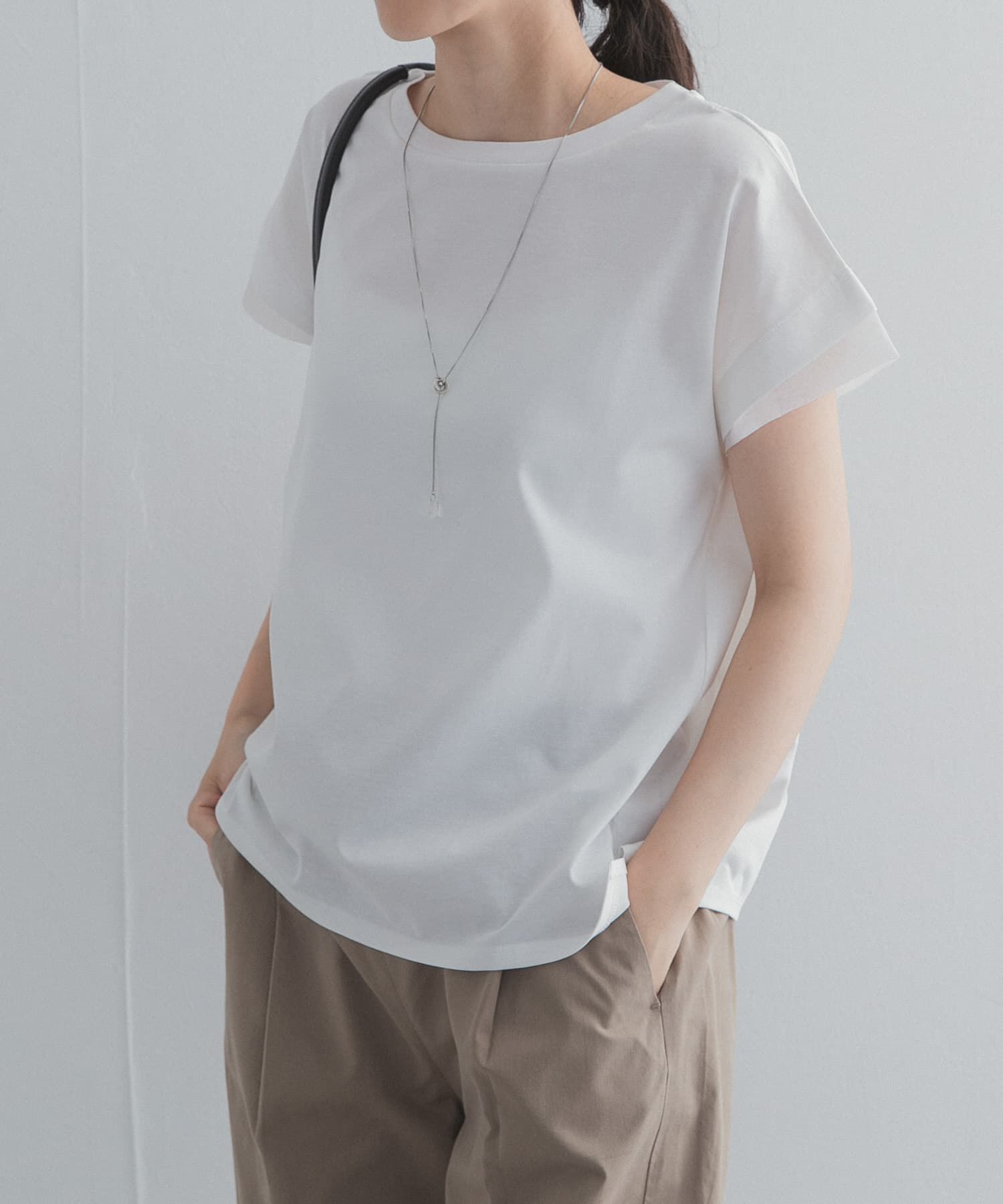 URBAN RESEARCH DOORS「シルケットコットンシアードッキングプルオーバー」|Tシャツ・カットソー|