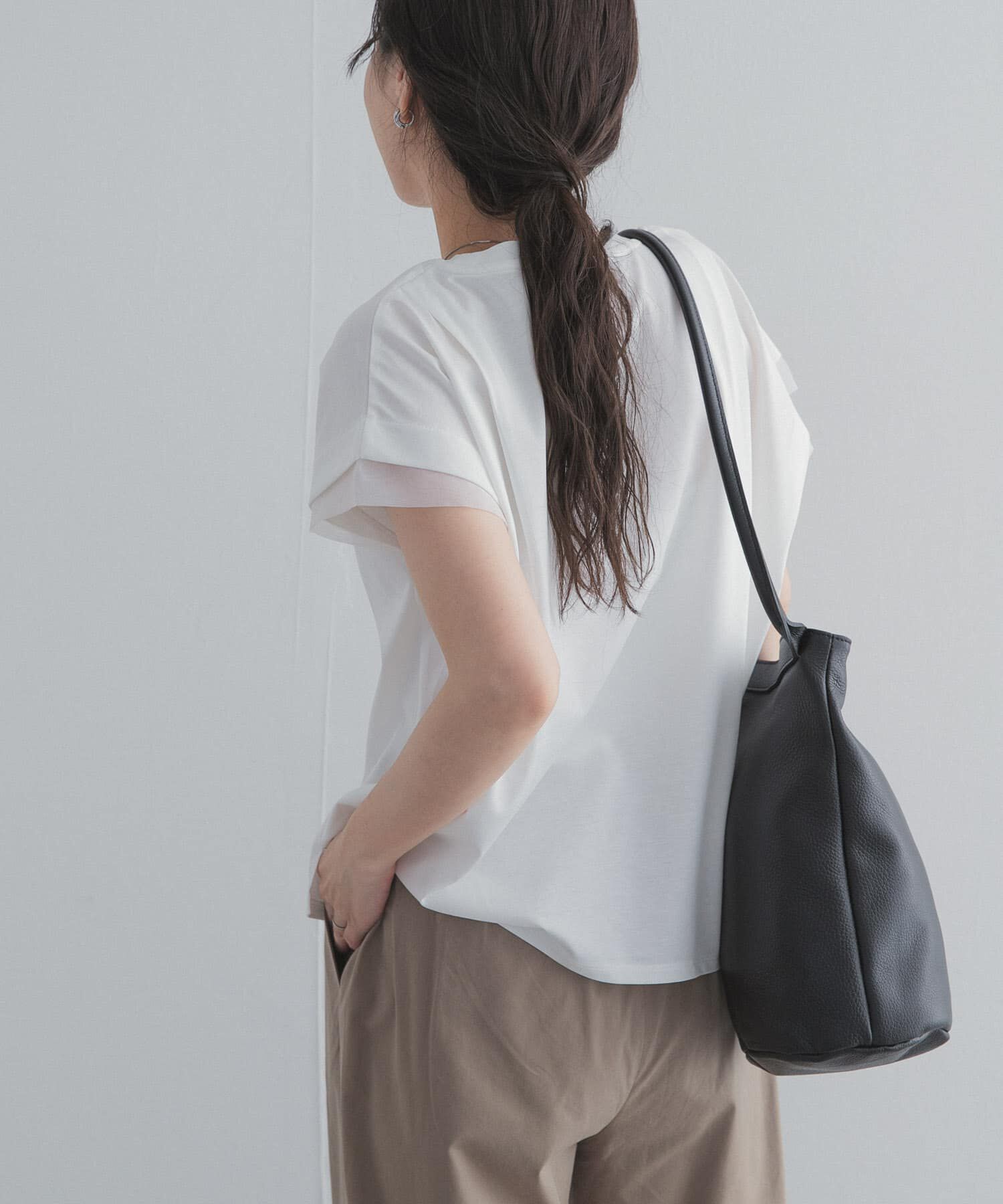 URBAN RESEARCH DOORS「シルケットコットンシアードッキングプルオーバー」|Tシャツ・カットソー|
