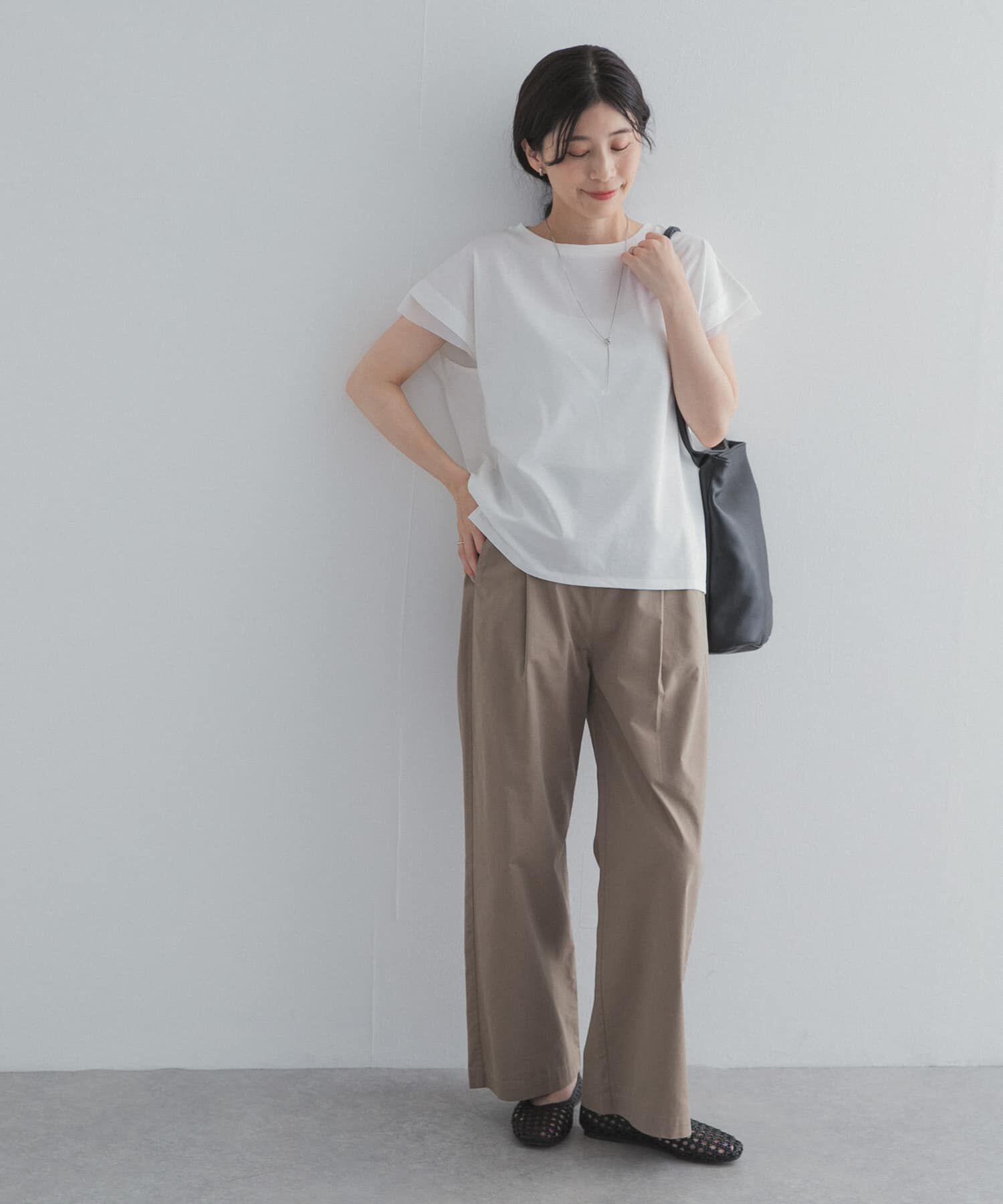 URBAN RESEARCH DOORS「シルケットコットンシアードッキングプルオーバー」|Tシャツ・カットソー|