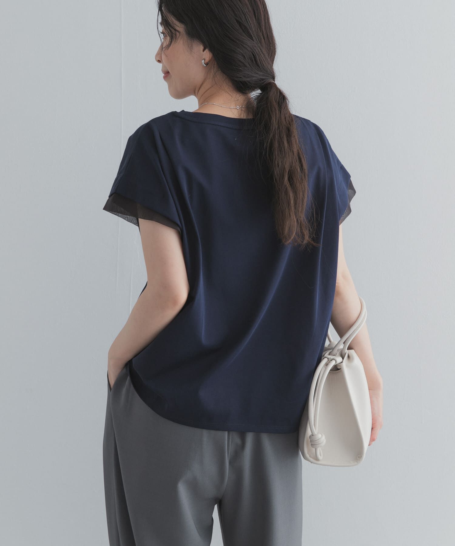 URBAN RESEARCH DOORS「シルケットコットンシアードッキングプルオーバー」|Tシャツ・カットソー|