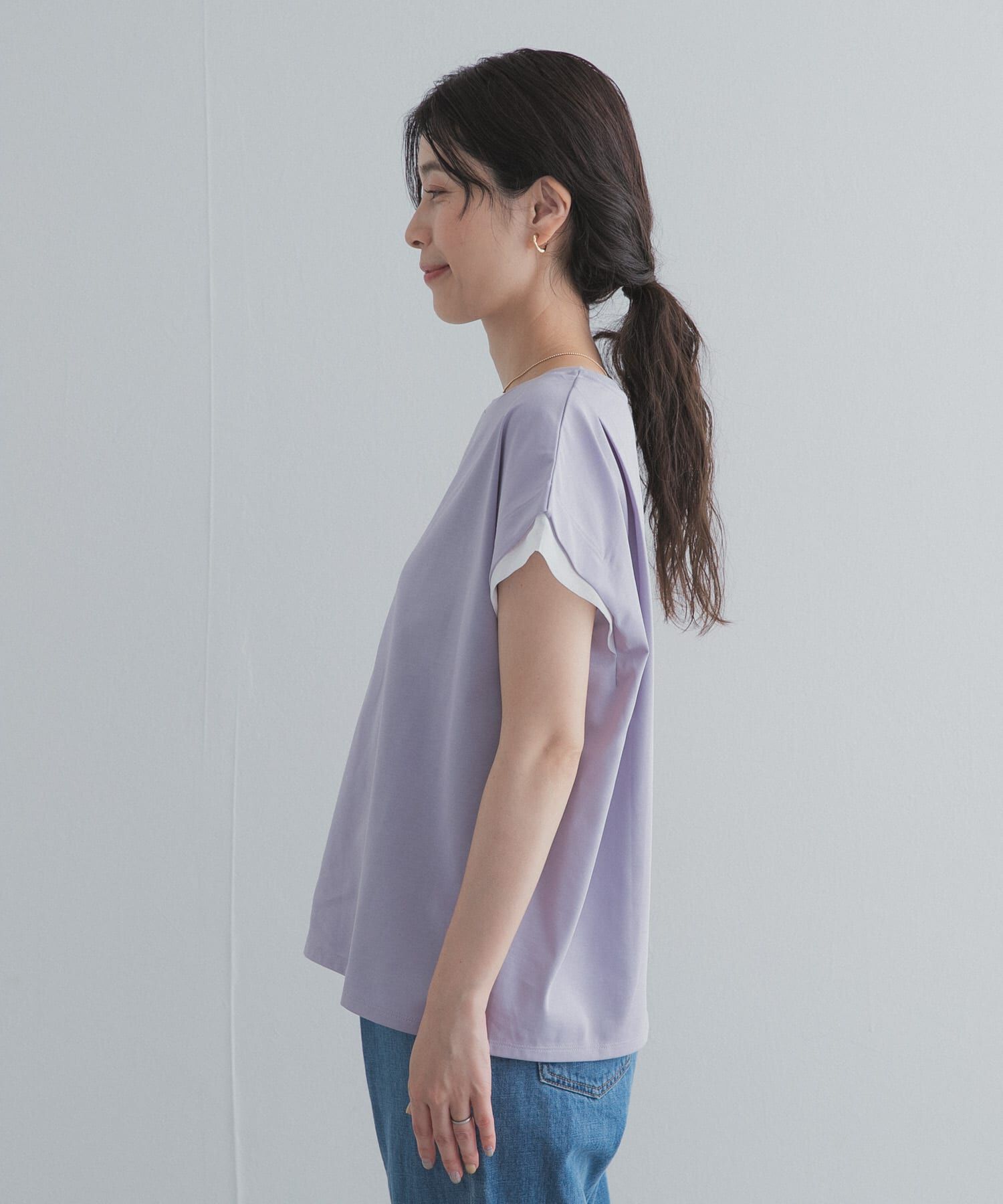 URBAN RESEARCH DOORS「シルケットコットンシアードッキングプルオーバー」|Tシャツ・カットソー|