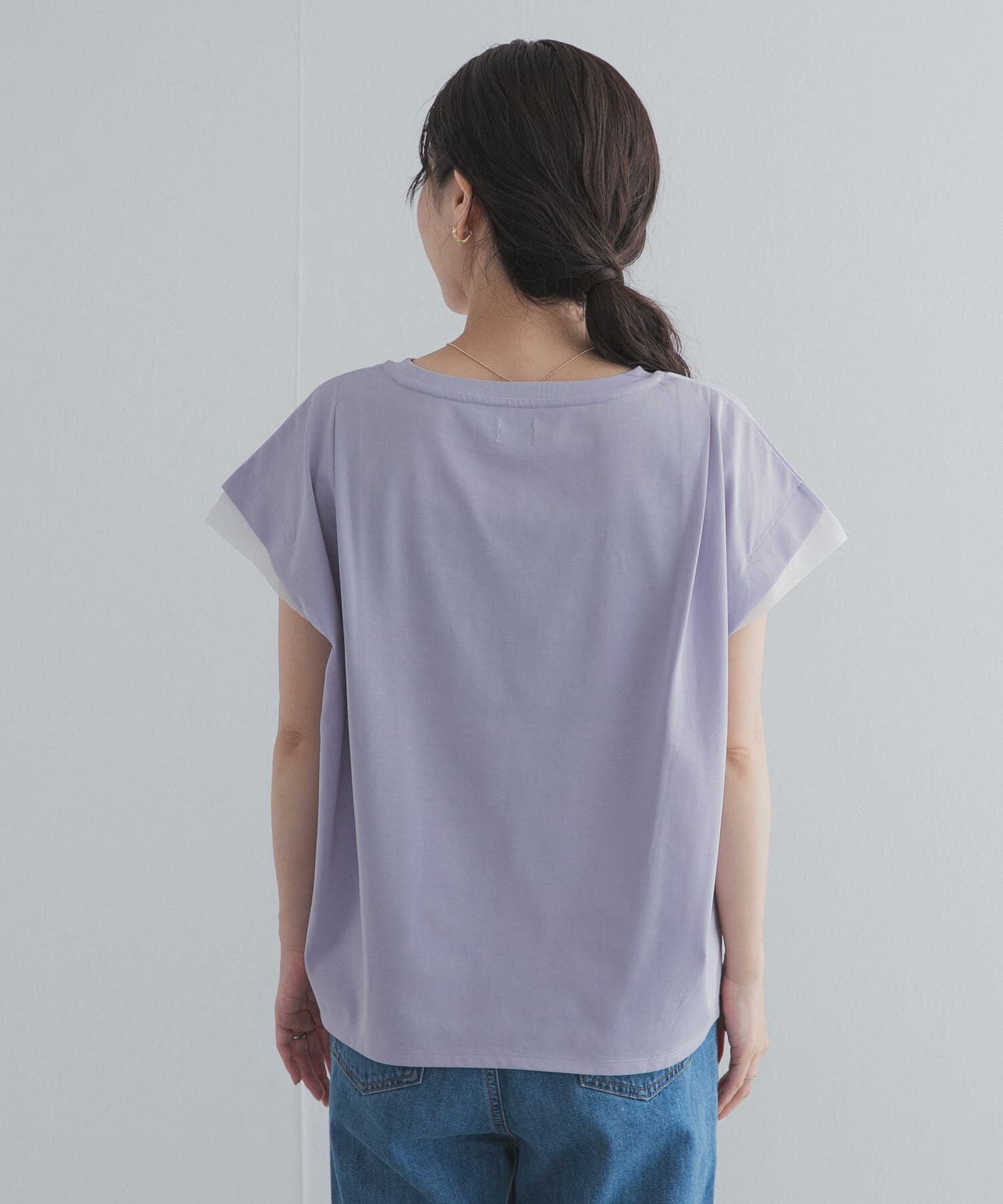 URBAN RESEARCH DOORS「シルケットコットンシアードッキングプルオーバー」|Tシャツ・カットソー|