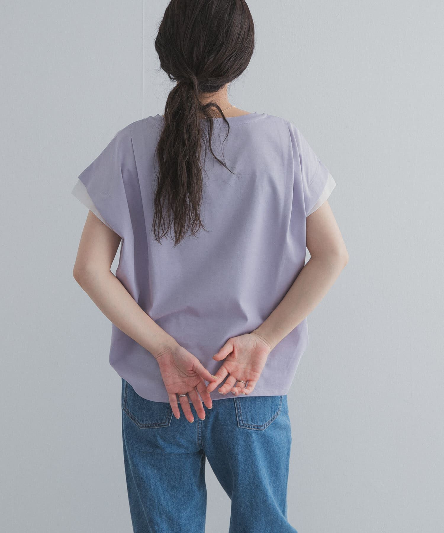 URBAN RESEARCH DOORS「シルケットコットンシアードッキングプルオーバー」|Tシャツ・カットソー|