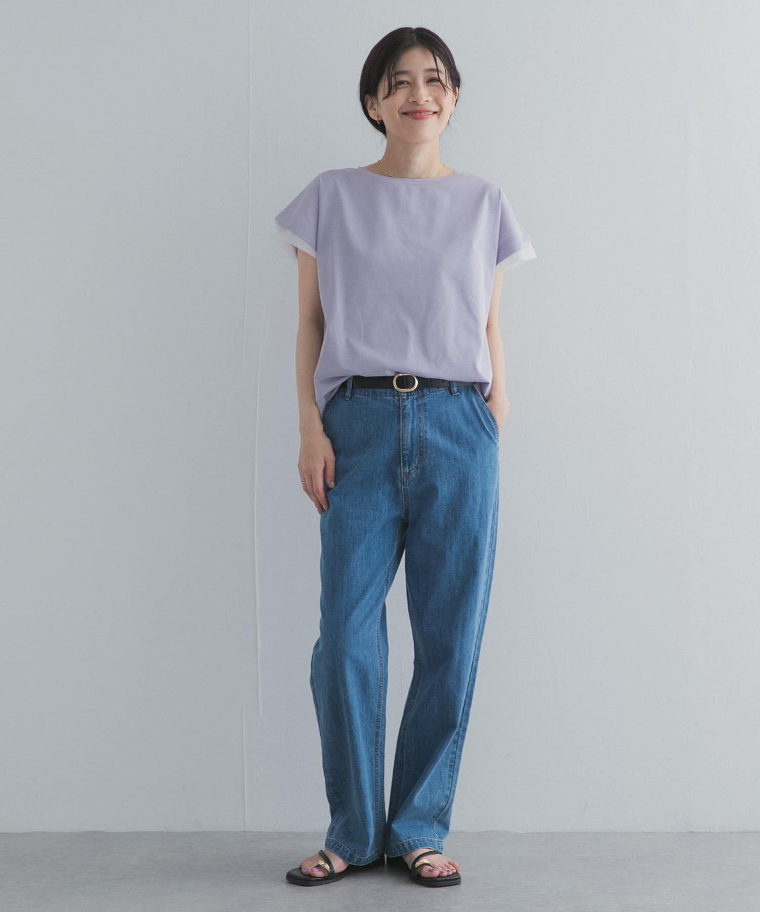 URBAN RESEARCH DOORS「シルケットコットンシアードッキングプルオーバー」|Tシャツ・カットソー|