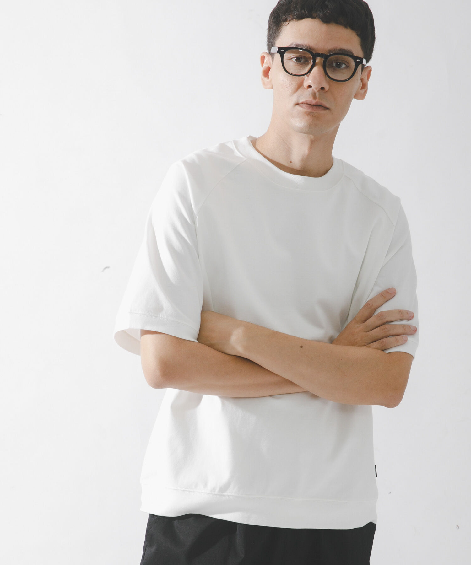 Sonny Label 「『接触冷感』『速乾』ハイスペラグランショートスリーブTシャツ」|Tシャツ・カットソー|オフホワイト