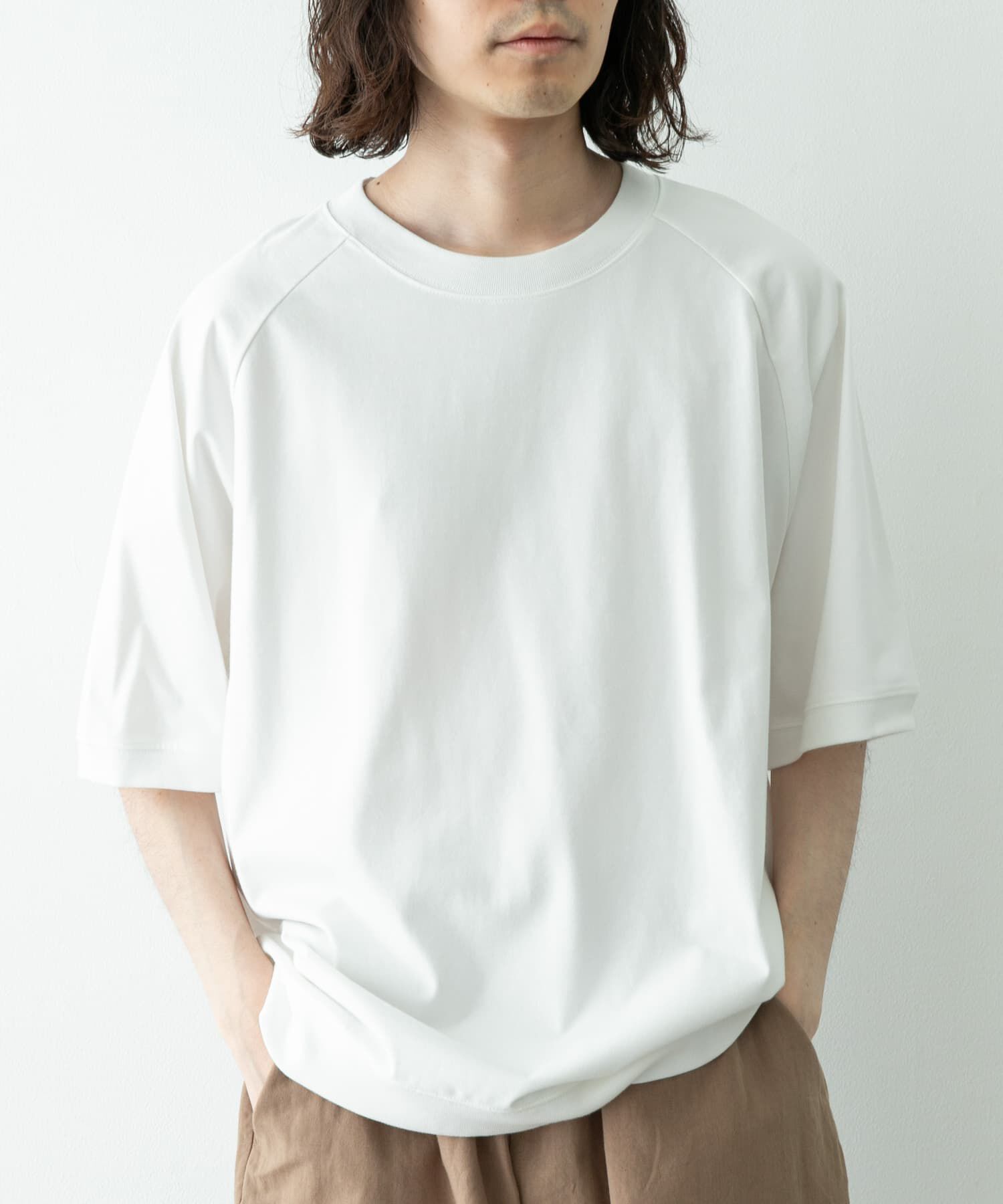 Sonny Label 「『接触冷感』『速乾』ハイスペラグランショートスリーブTシャツ」|Tシャツ・カットソー|
