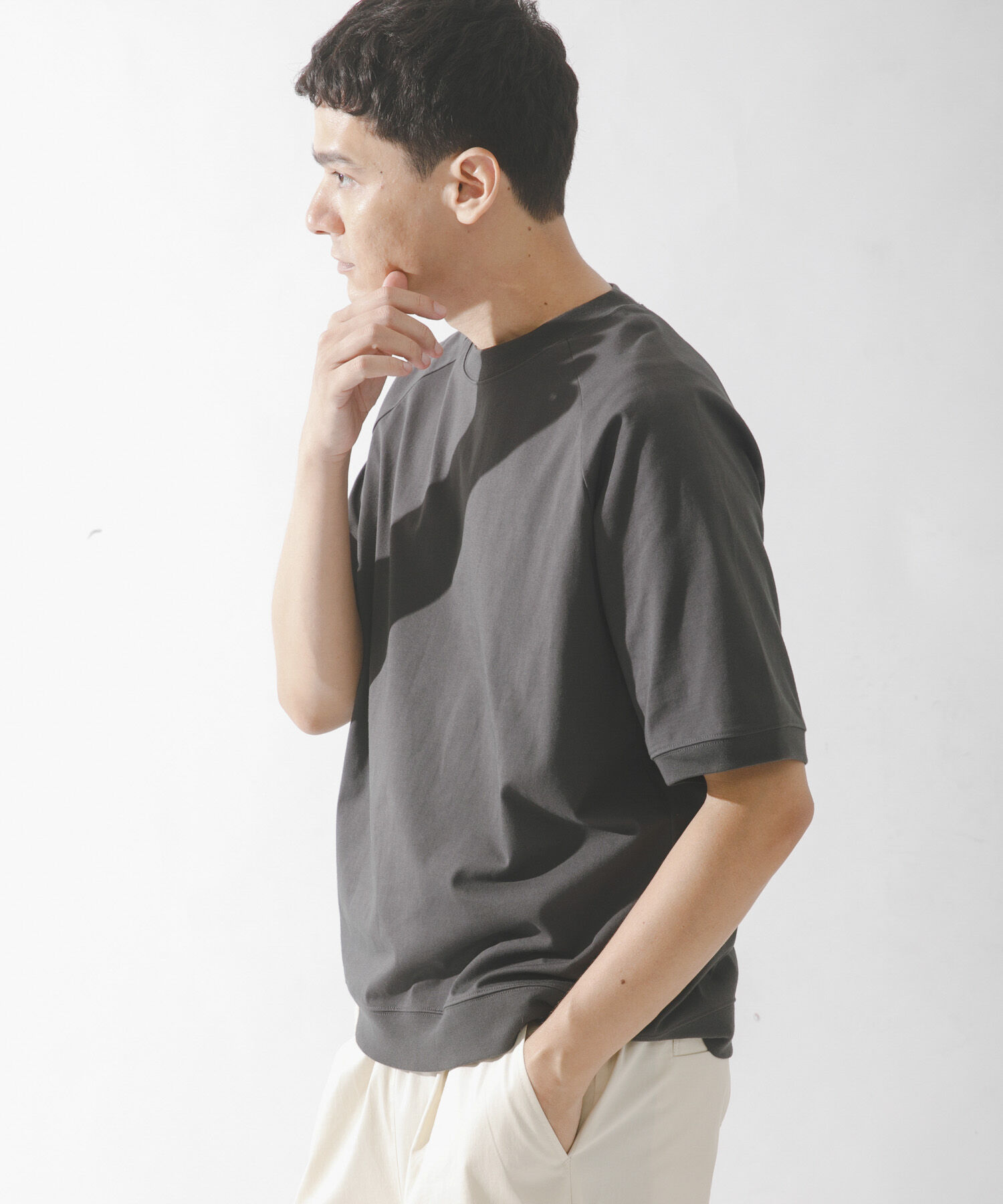 Sonny Label 「『接触冷感』『速乾』ハイスペラグランショートスリーブTシャツ」|Tシャツ・カットソー|