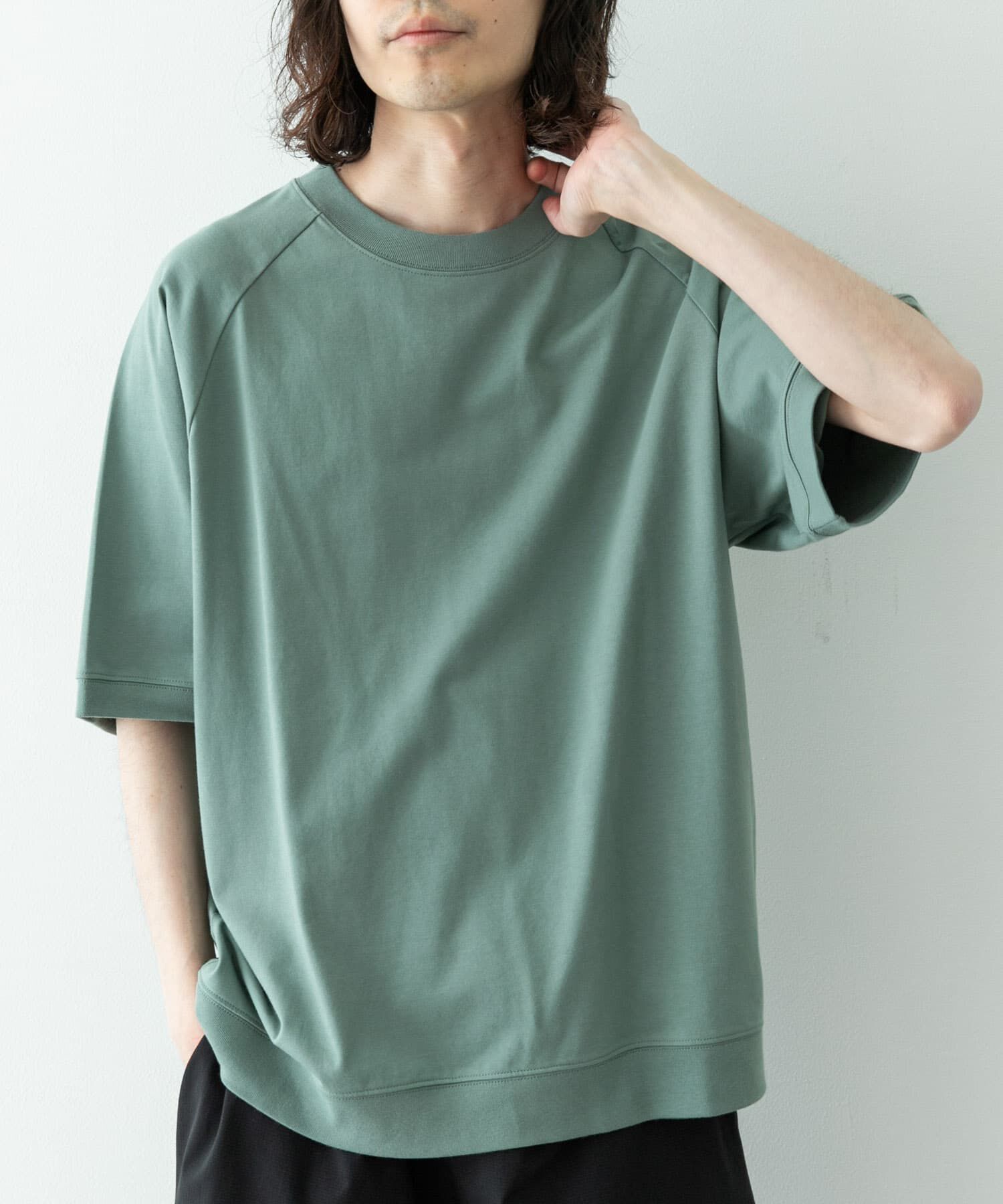 Sonny Label 「『接触冷感』『速乾』ハイスペラグランショートスリーブTシャツ」|Tシャツ・カットソー|