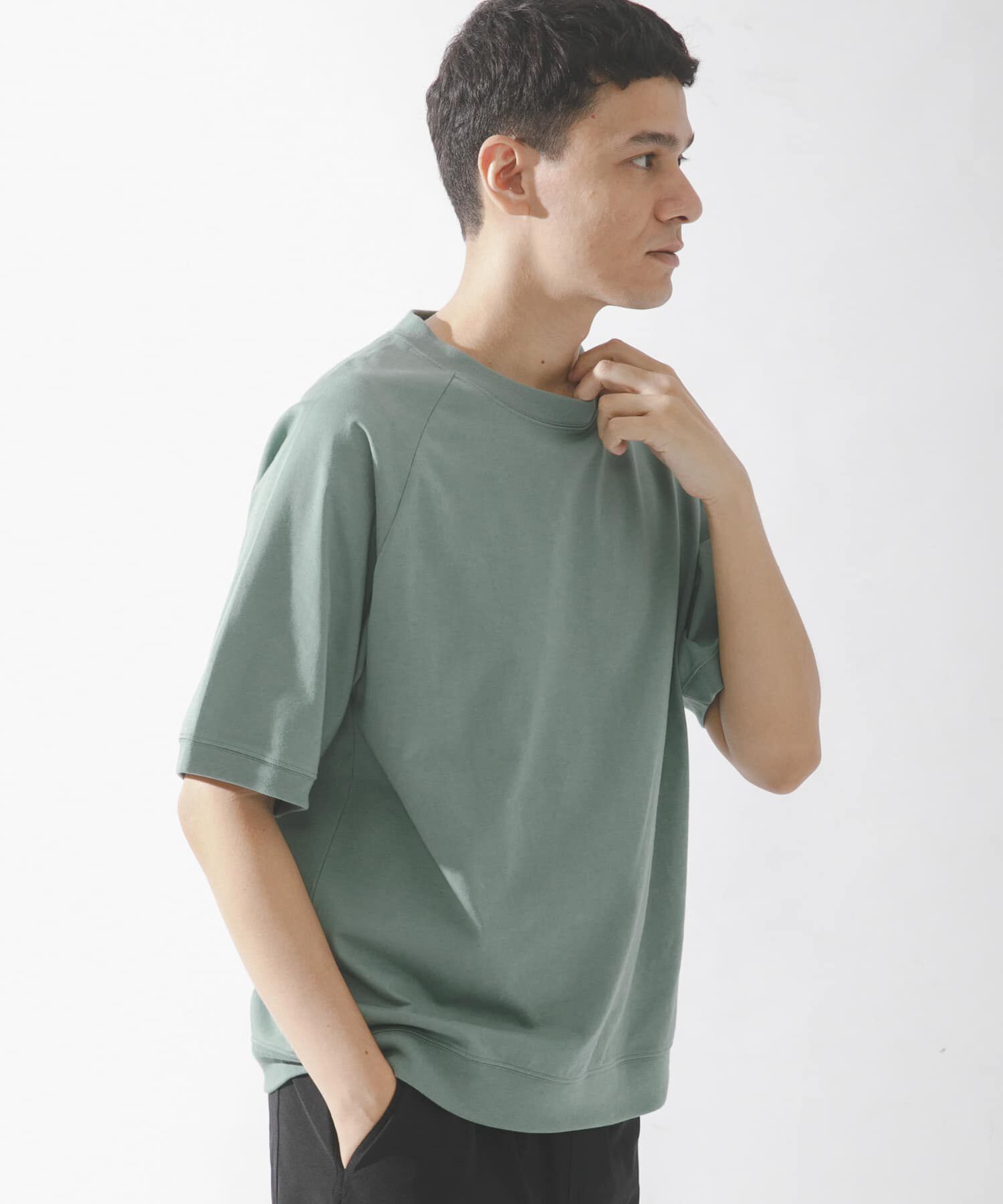 Sonny Label 「『接触冷感』『速乾』ハイスペラグランショートスリーブTシャツ」|Tシャツ・カットソー|