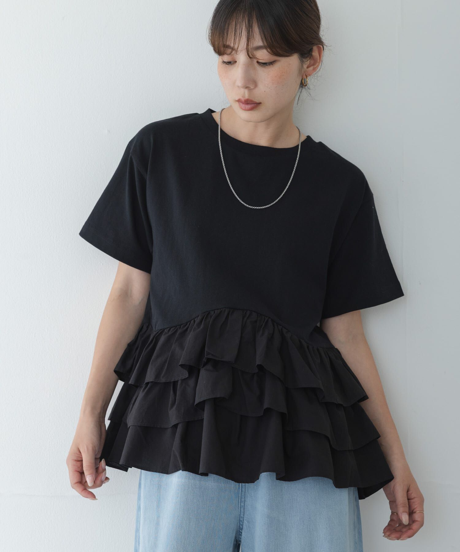 Sonny Label 「ペプラムフリルカットソー」|Tシャツ・カットソー|