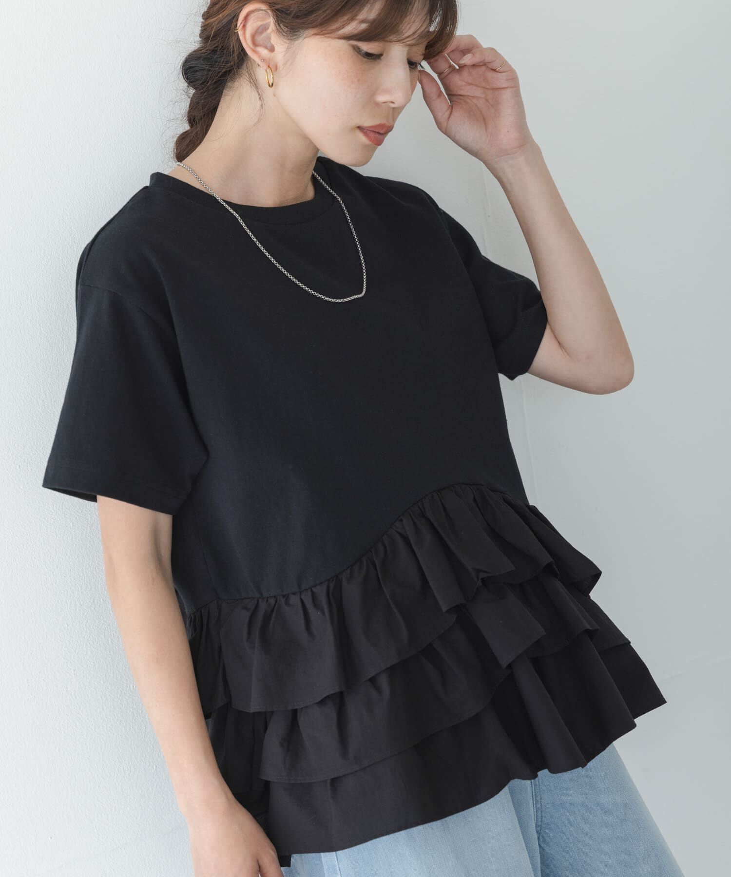 Sonny Label 「ペプラムフリルカットソー」|Tシャツ・カットソー|