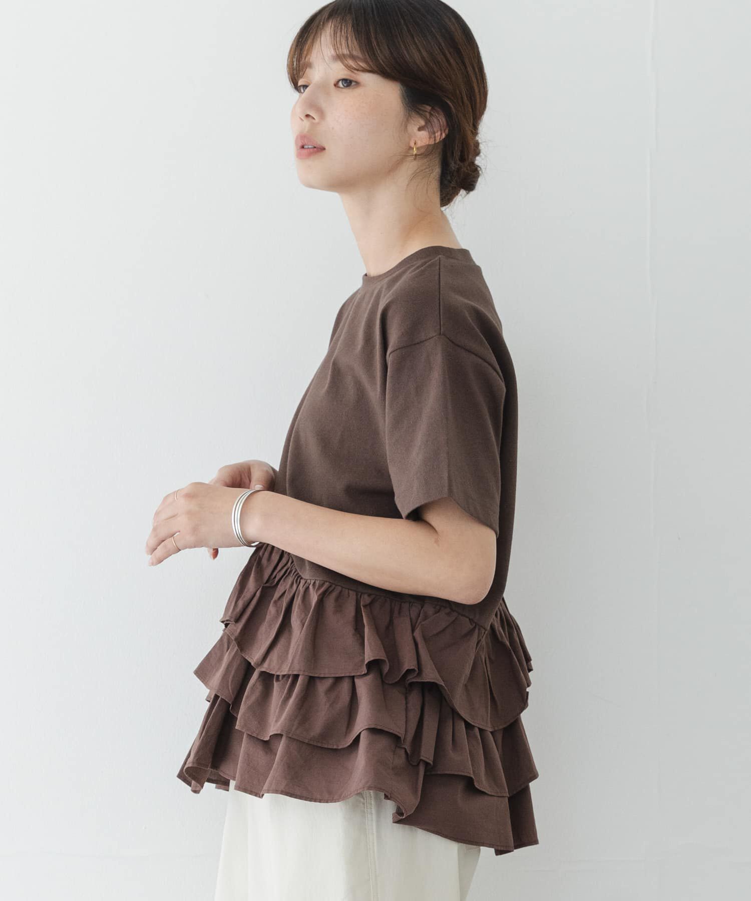 Sonny Label 「ペプラムフリルカットソー」|Tシャツ・カットソー|
