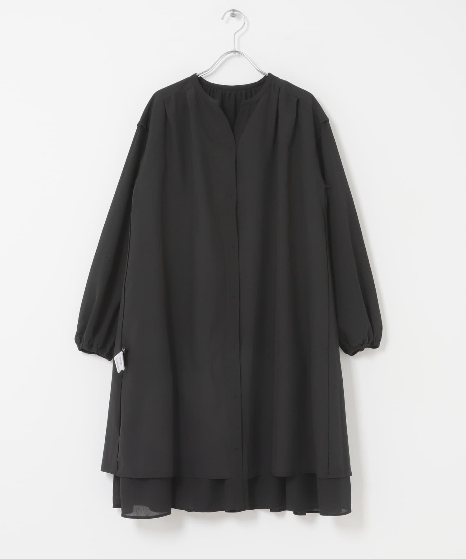 URBAN RESEARCH ROSSO「キーネックボリュームミニワンピース」|ワンピース|