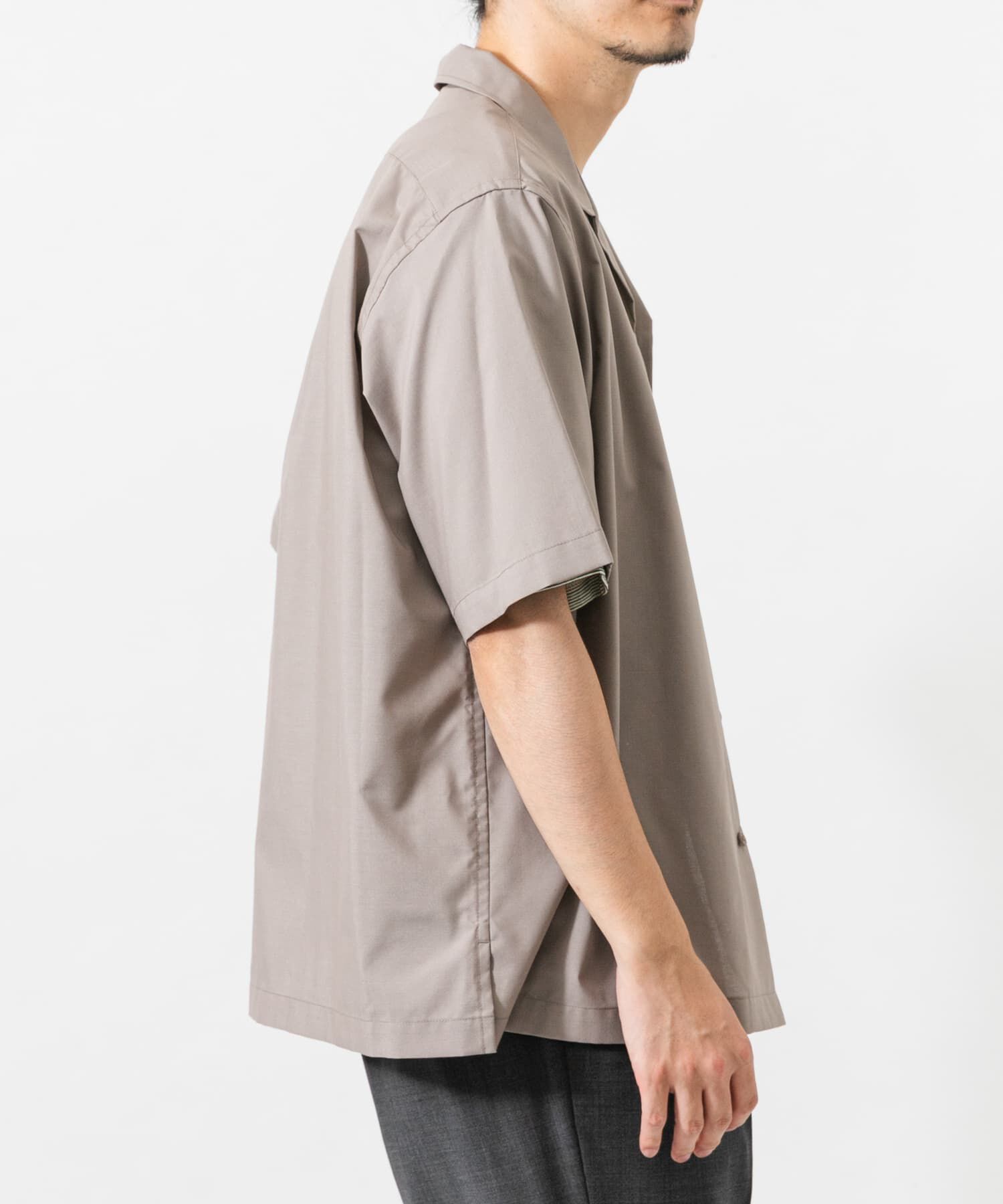 URBAN RESEARCH「TECH BLEND RAYON OPEN COLLAR SHIRTS」|シャツ・ブラウス|