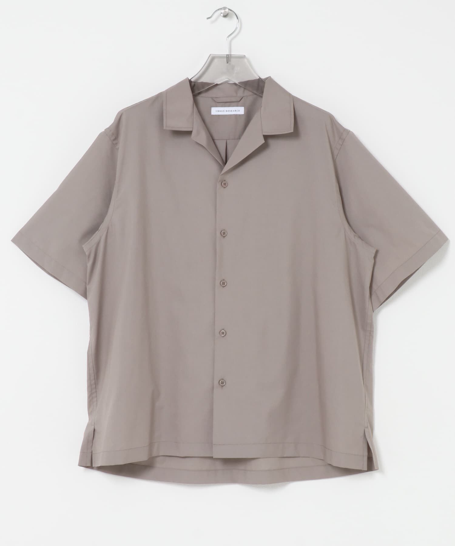 URBAN RESEARCH「TECH BLEND RAYON OPEN COLLAR SHIRTS」|シャツ・ブラウス|