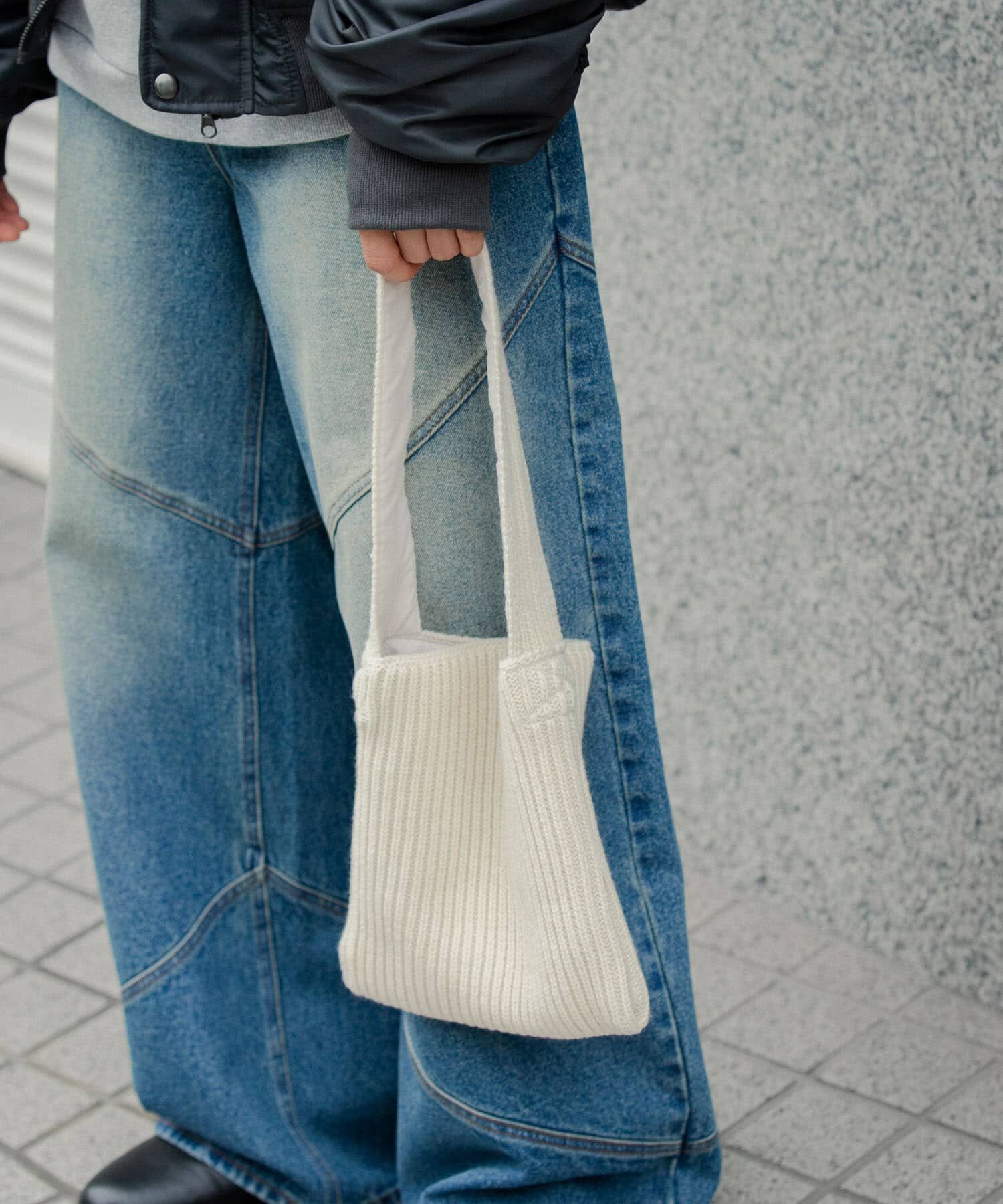 SENSE OF PLACE by URBAN RESEARCH「ニットスクエアバッグ」|トートバッグ|