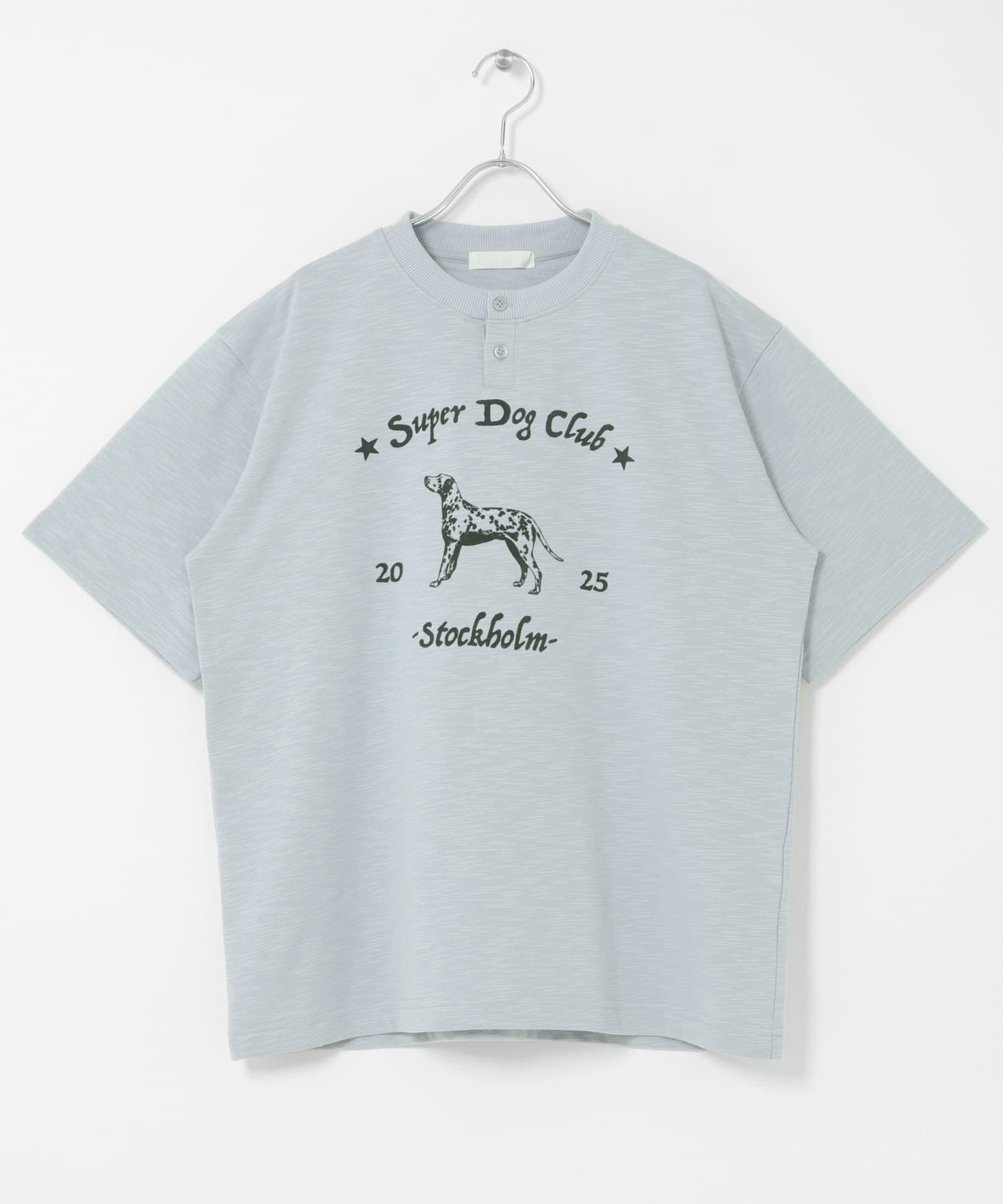 SENSE OF PLACE by URBAN RESEARCH「ヴィンテージグラフィックヘンリーネックTシャツ」|Tシャツ・カットソー|