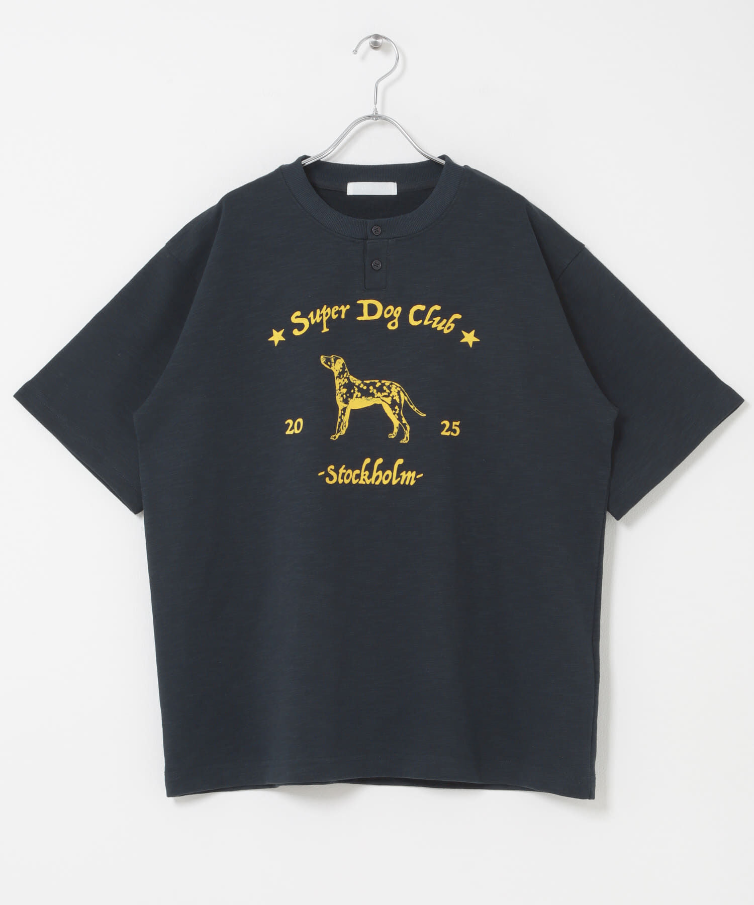 SENSE OF PLACE by URBAN RESEARCH「ヴィンテージグラフィックヘンリーネックTシャツ」|Tシャツ・カットソー|